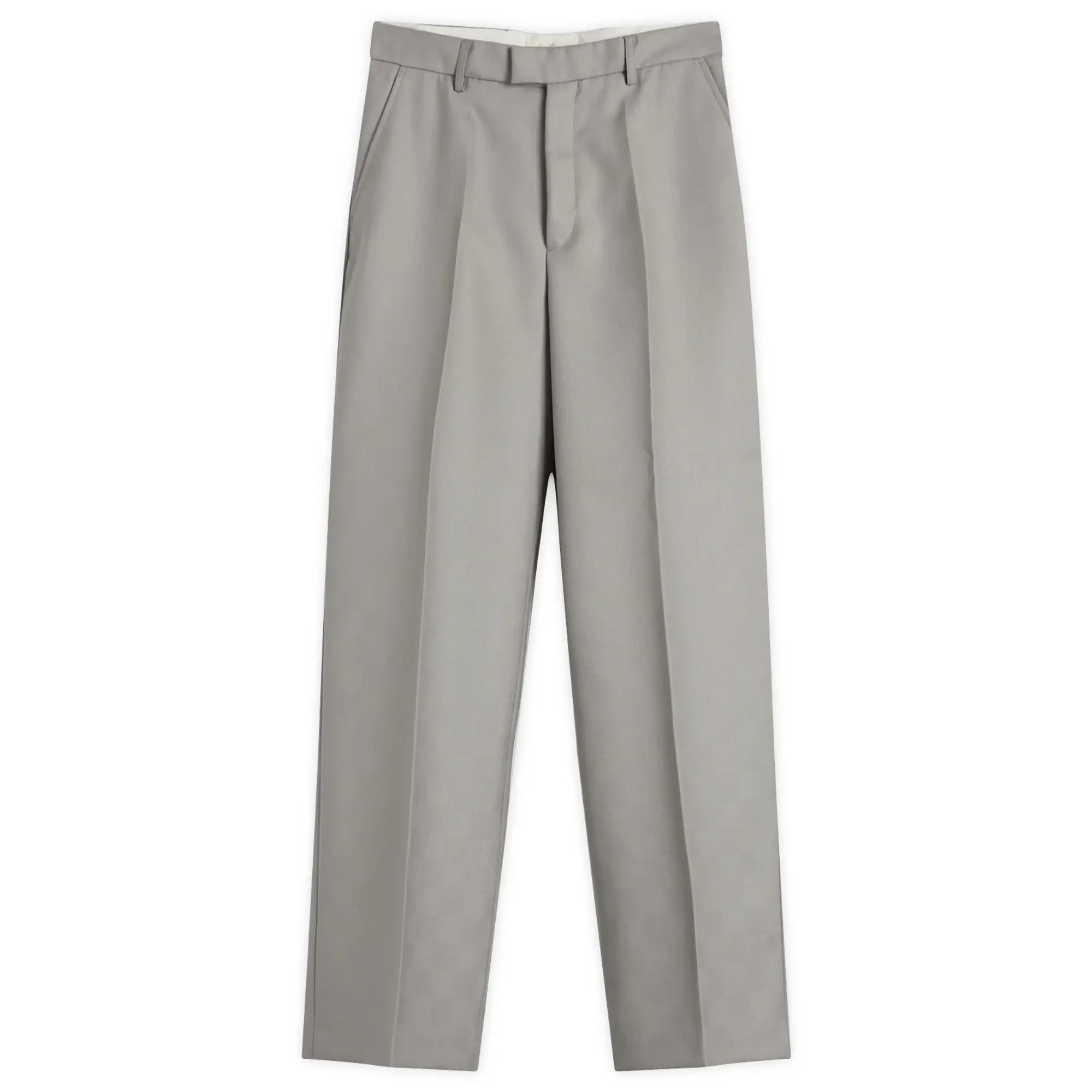 Second/Layer Men's Baggy Hidden Check Tailored Trousers Grey
