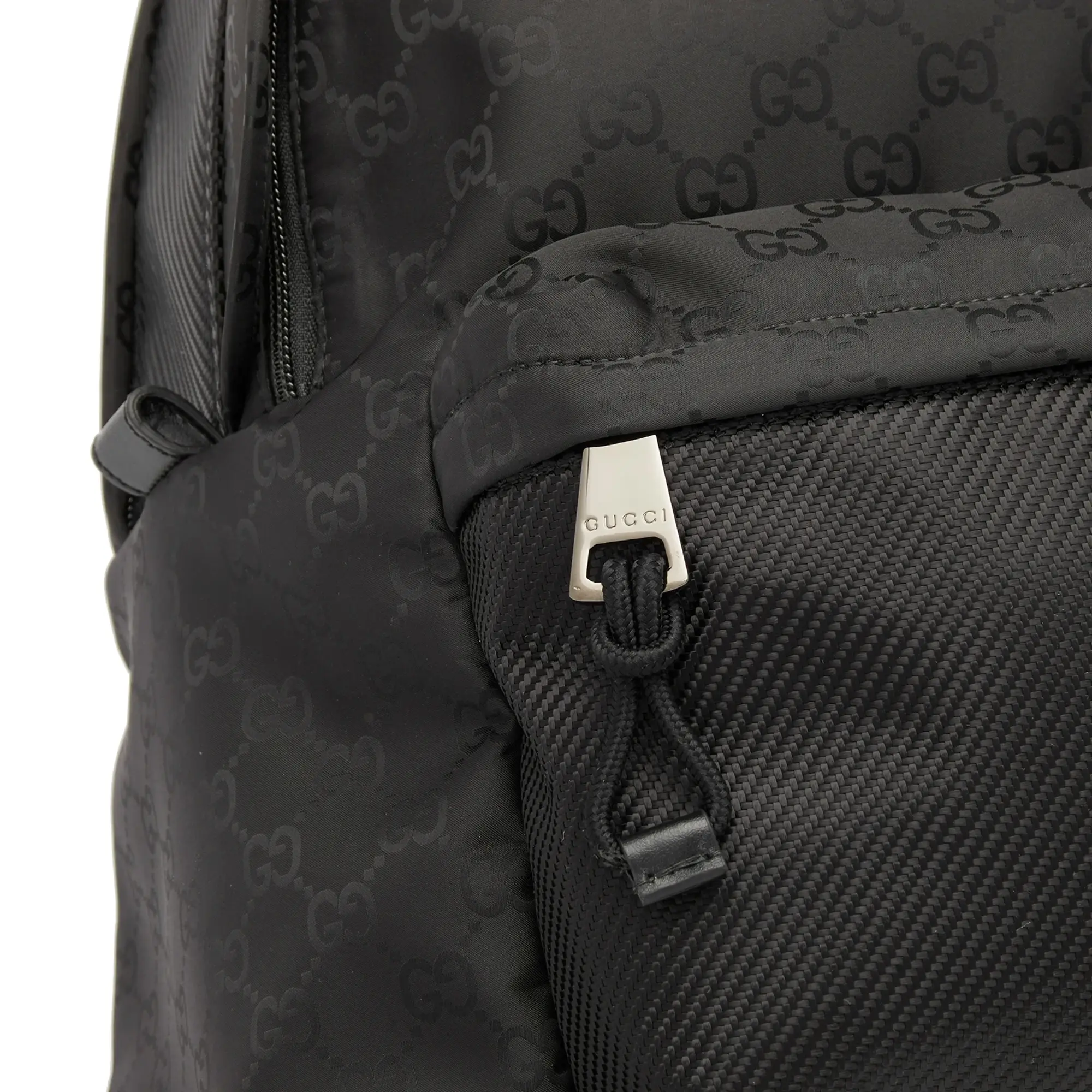 Gucci Men's Nylon GG Backpack Black