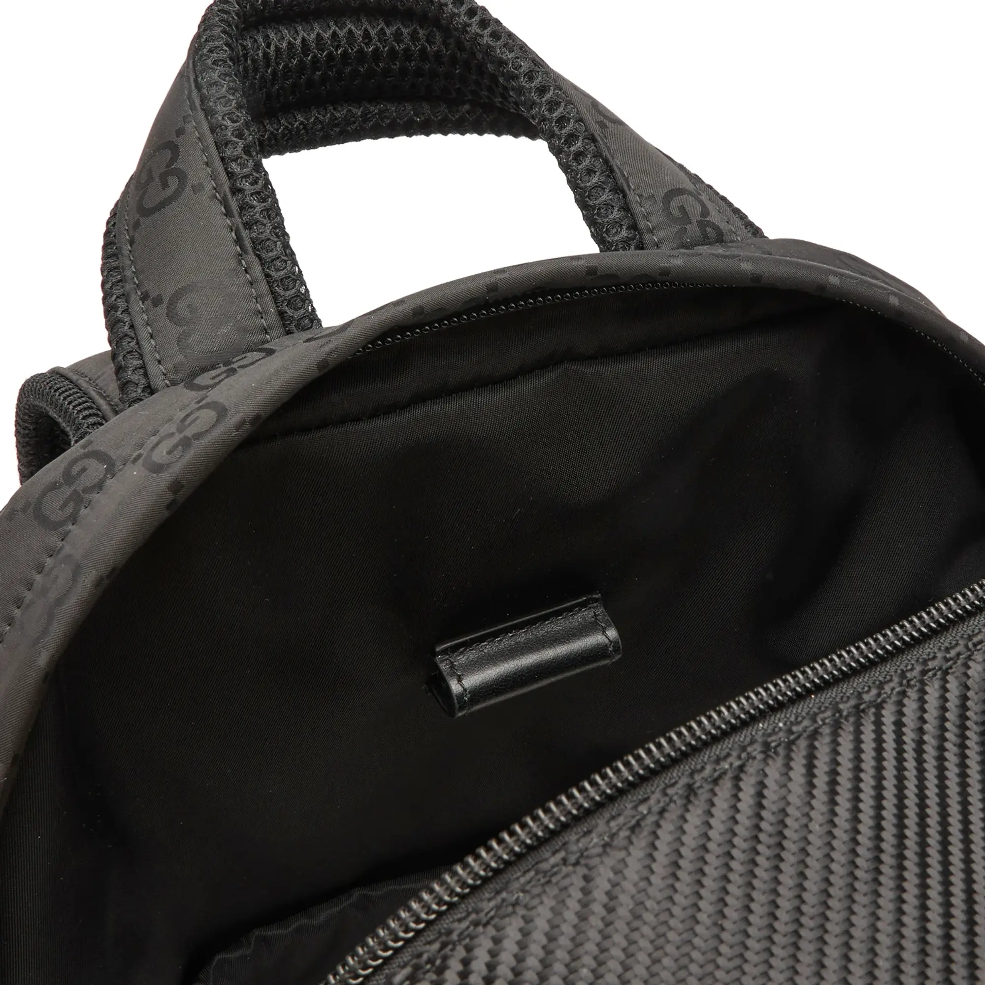 Gucci Men's Nylon GG Backpack Black