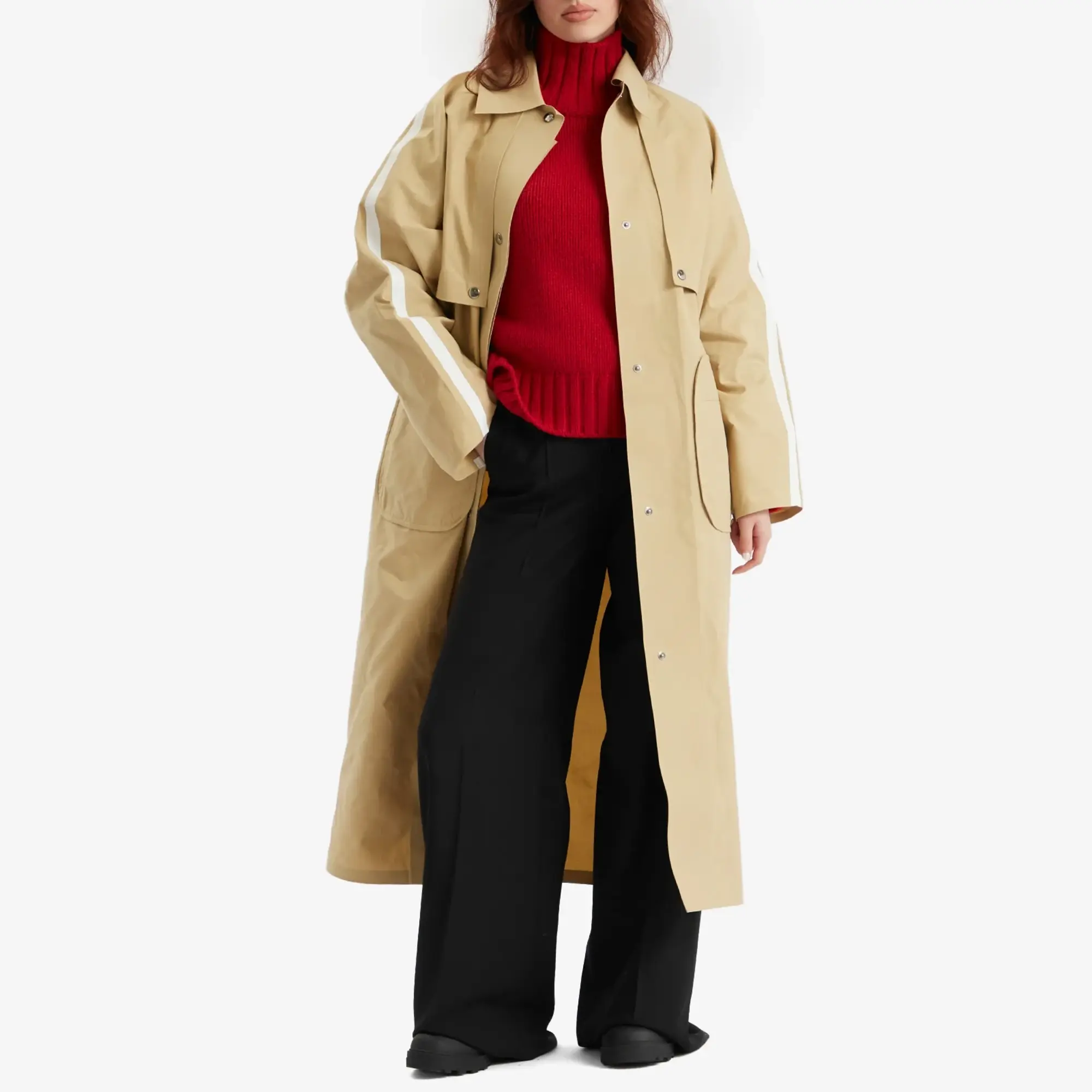 KASSL Editions Women's Inside Out Long Jacket Beige