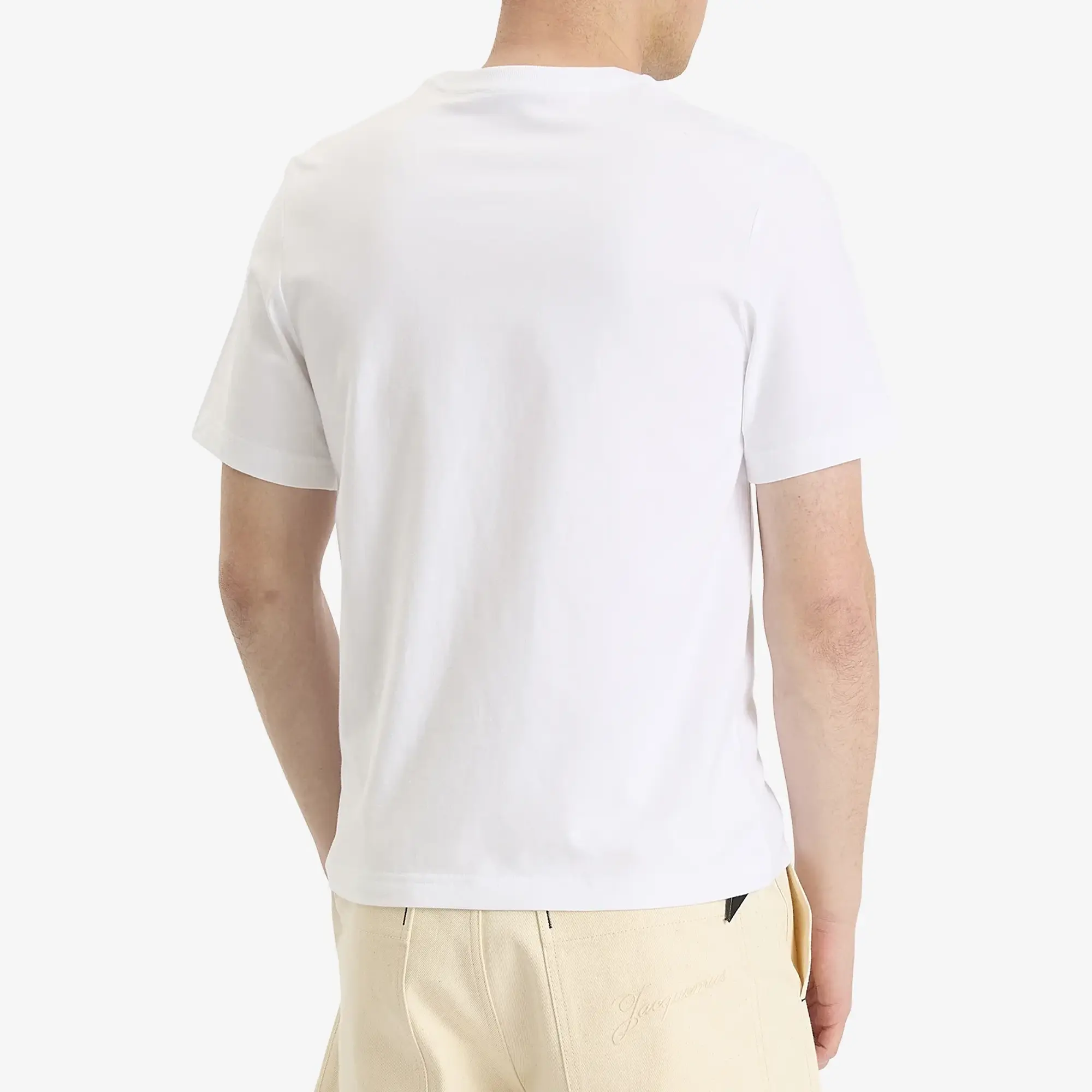 Jacquemus Men's Logo T-Shirt Ice Print White