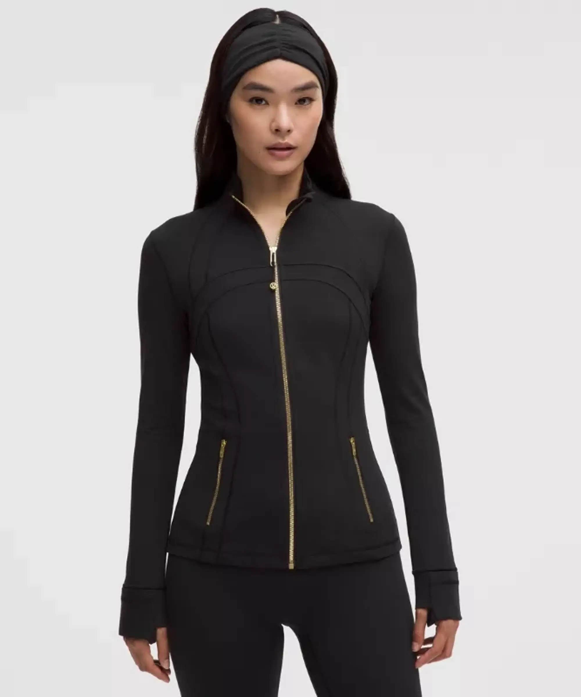 lululemon IE lululemon – Women's Define Jacket Nulu – Color Black/Gold – Size 14
