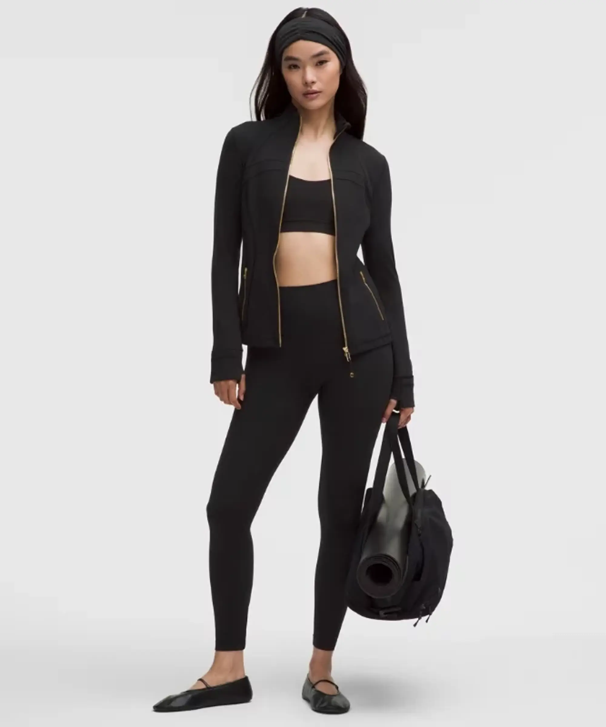 lululemon IE lululemon – Women's Define Jacket Nulu – Color Black/Gold – Size 14