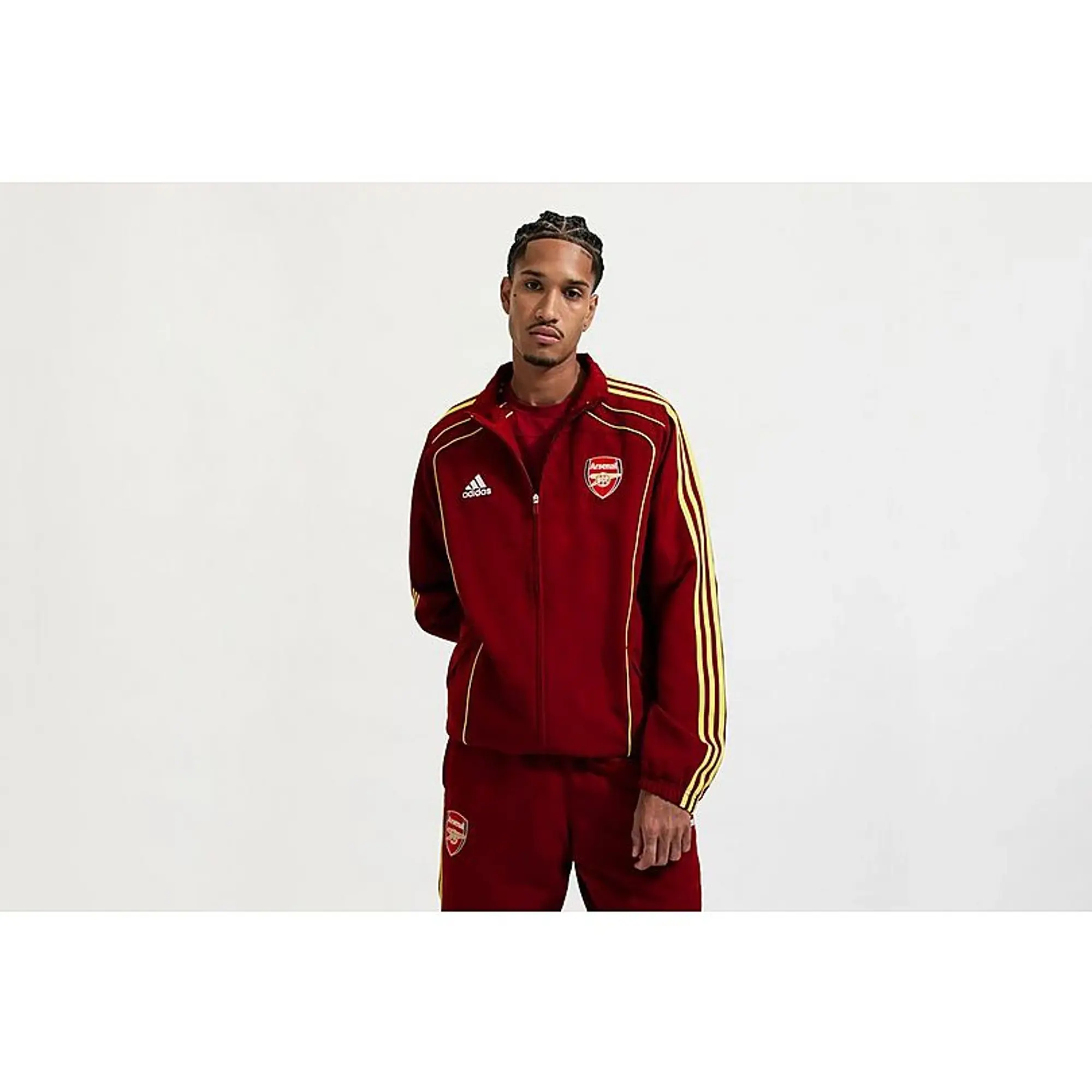 Arsenal adidas 24/25 Urban Purist Burgundy Track Jacket, Multicolor