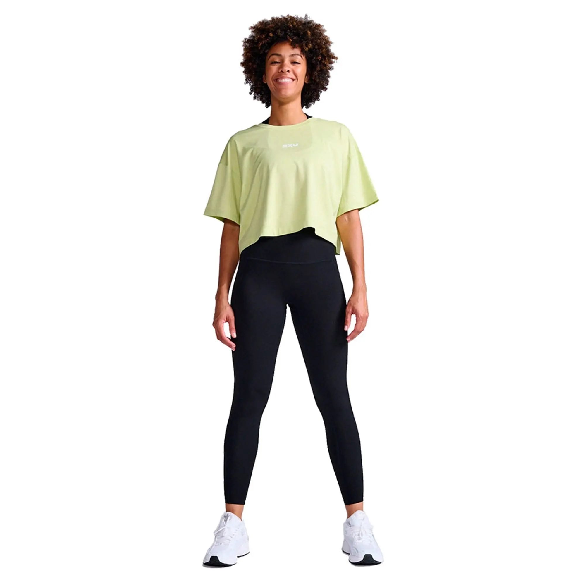 2xu Form Soft Jersey Crop Short Sleeve T-shirt