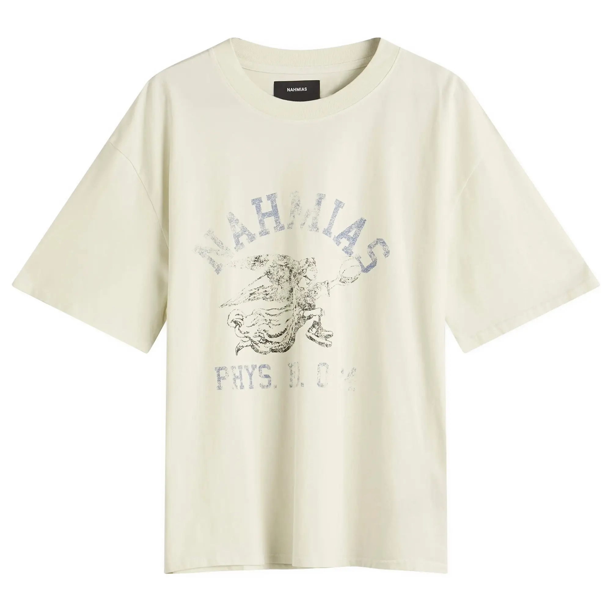 Nahmias Men's Phys. Ed. Boxy T-Shirt Egg White Jersey