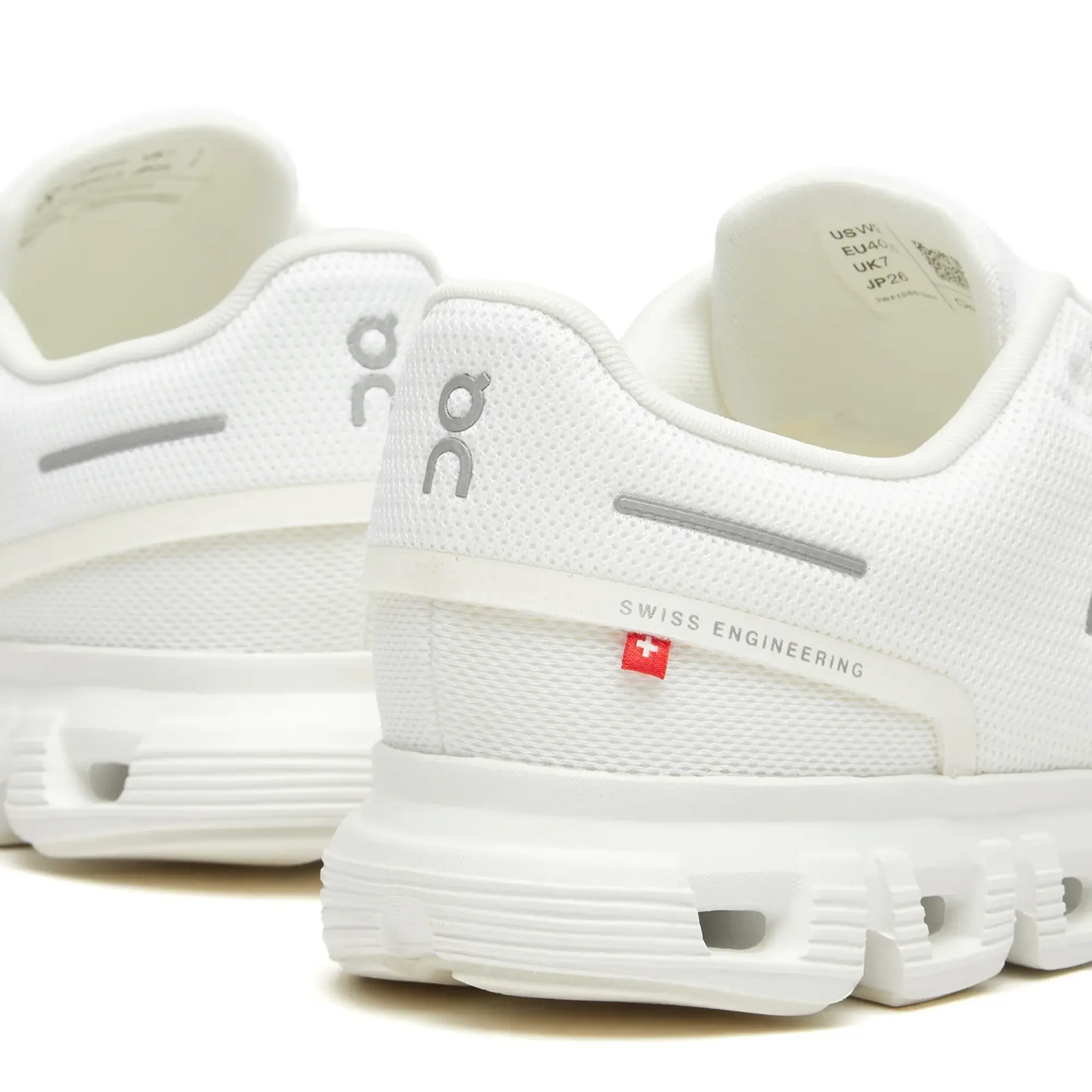 ON Women's Cloud 6 Sneaker White/White