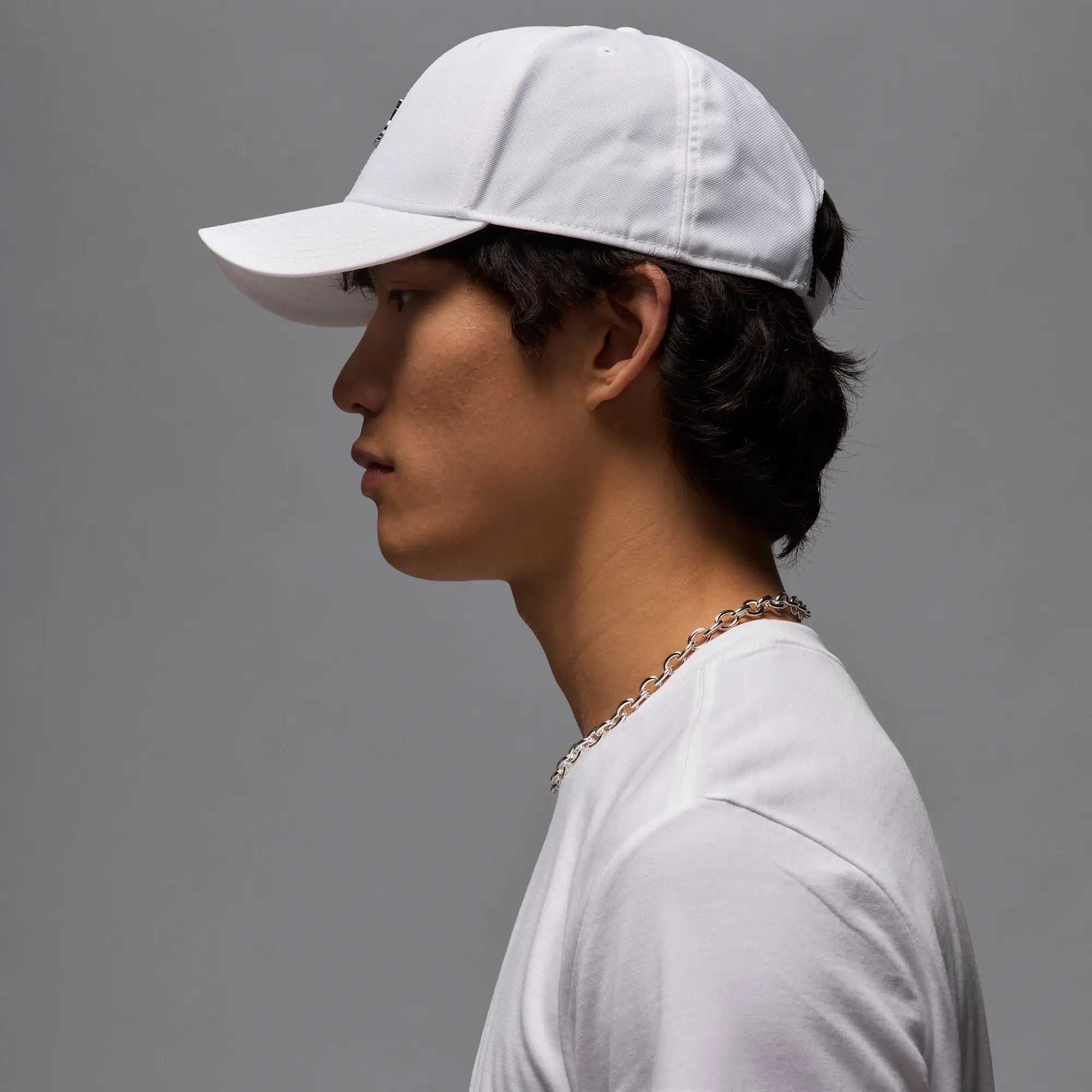 Nike Jordan Rise Structured Metal Jumpman Hat - White - Nylon