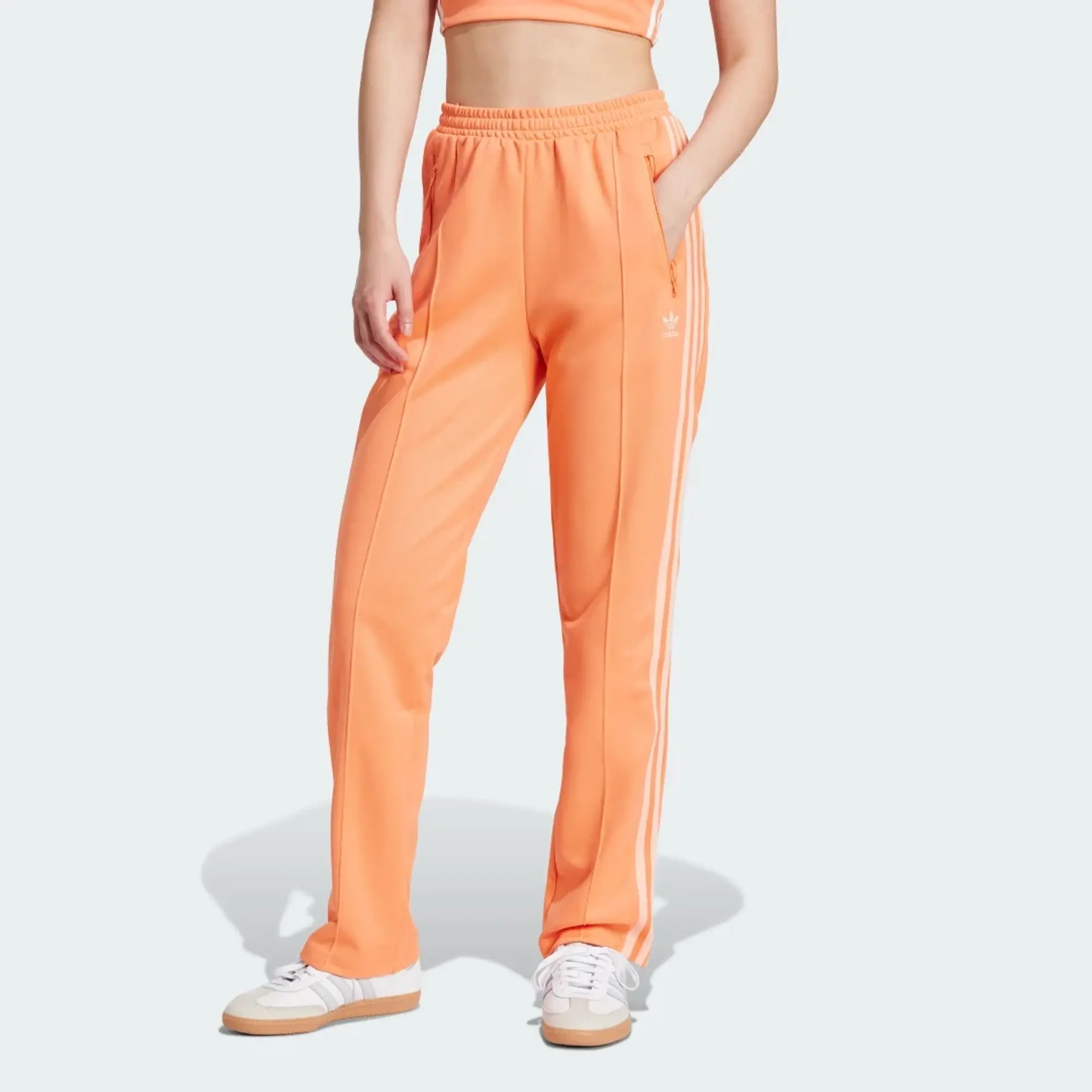 Adidas Originals Classics Track Pants In Coral-Pink