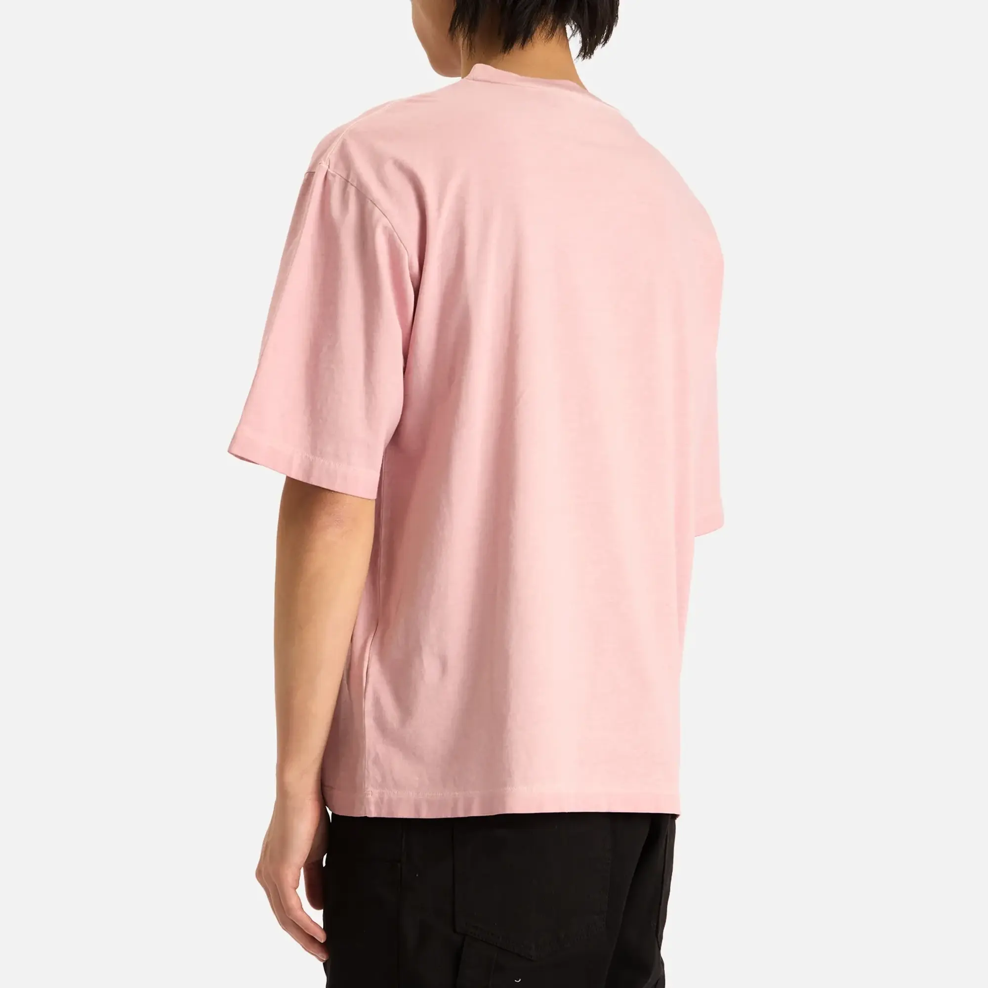 Dsquared2 Men's Overlay Graphic Loose Fit T-Shirt Dusty Antic Rose