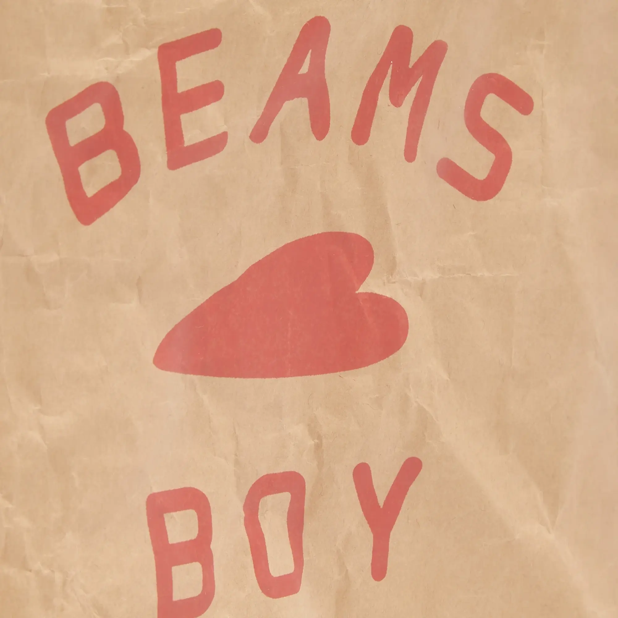 Beams Boy Women's Logo Shop Bag Beige
