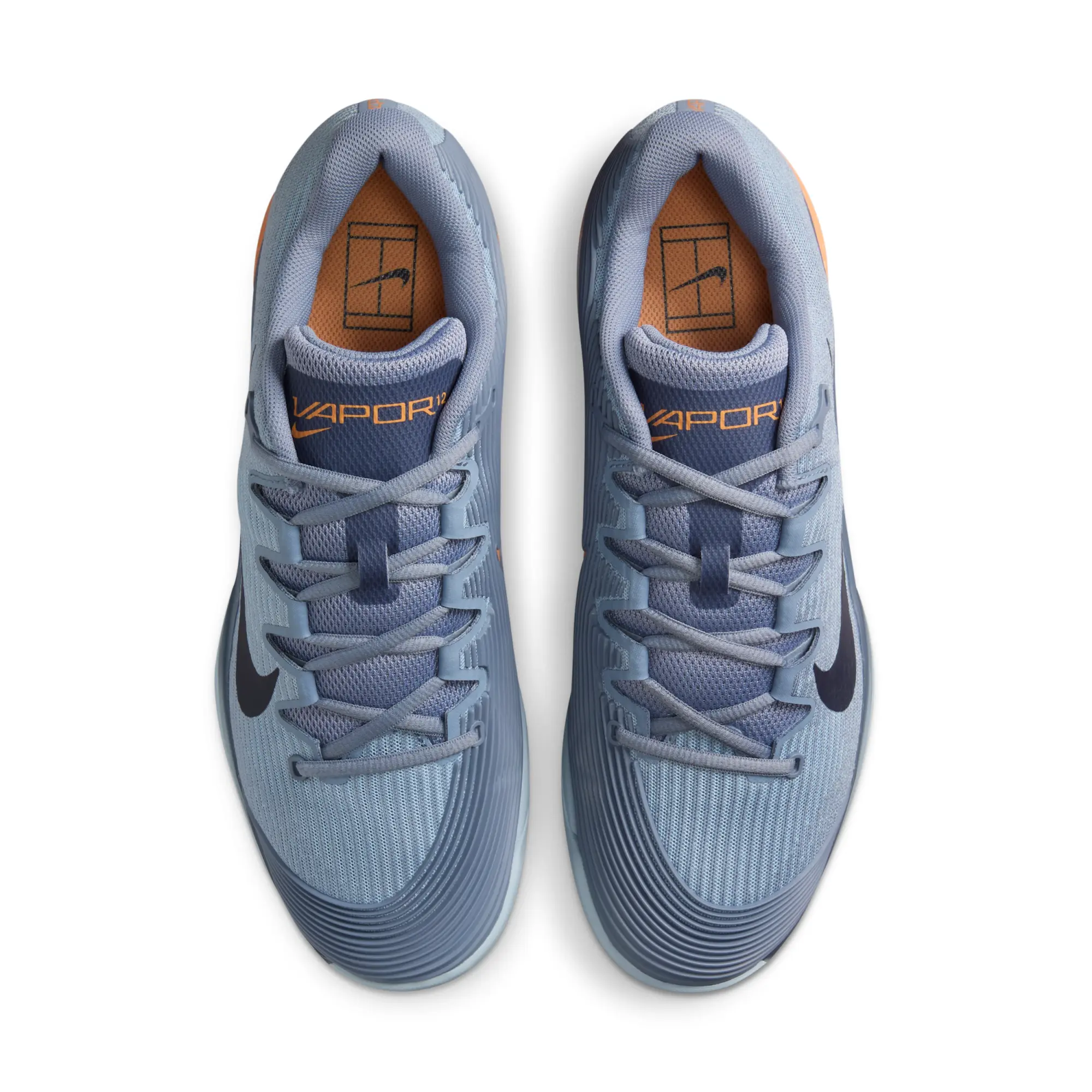 Nike Vapor 12 Men's Hard Court Tennis Shoes - Blue
