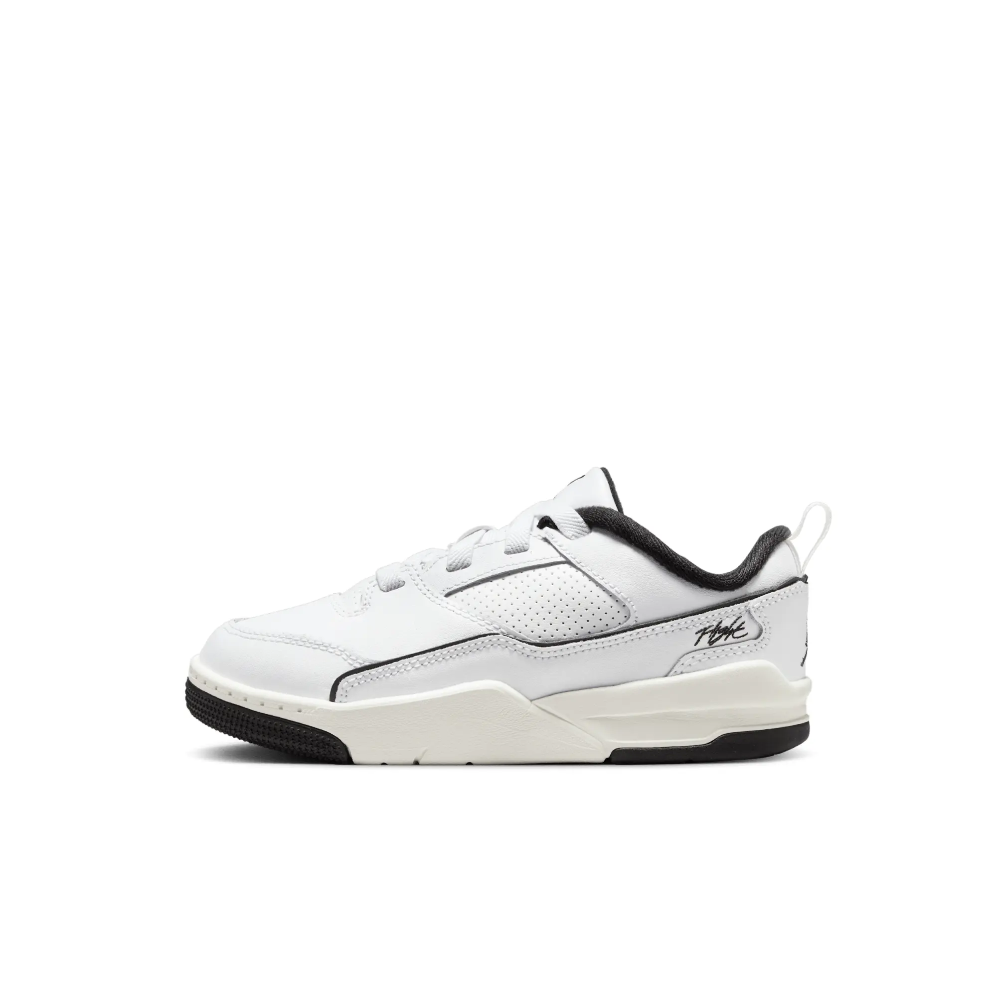 Nike Jordan Flight Court Younger Kids' Shoes - White