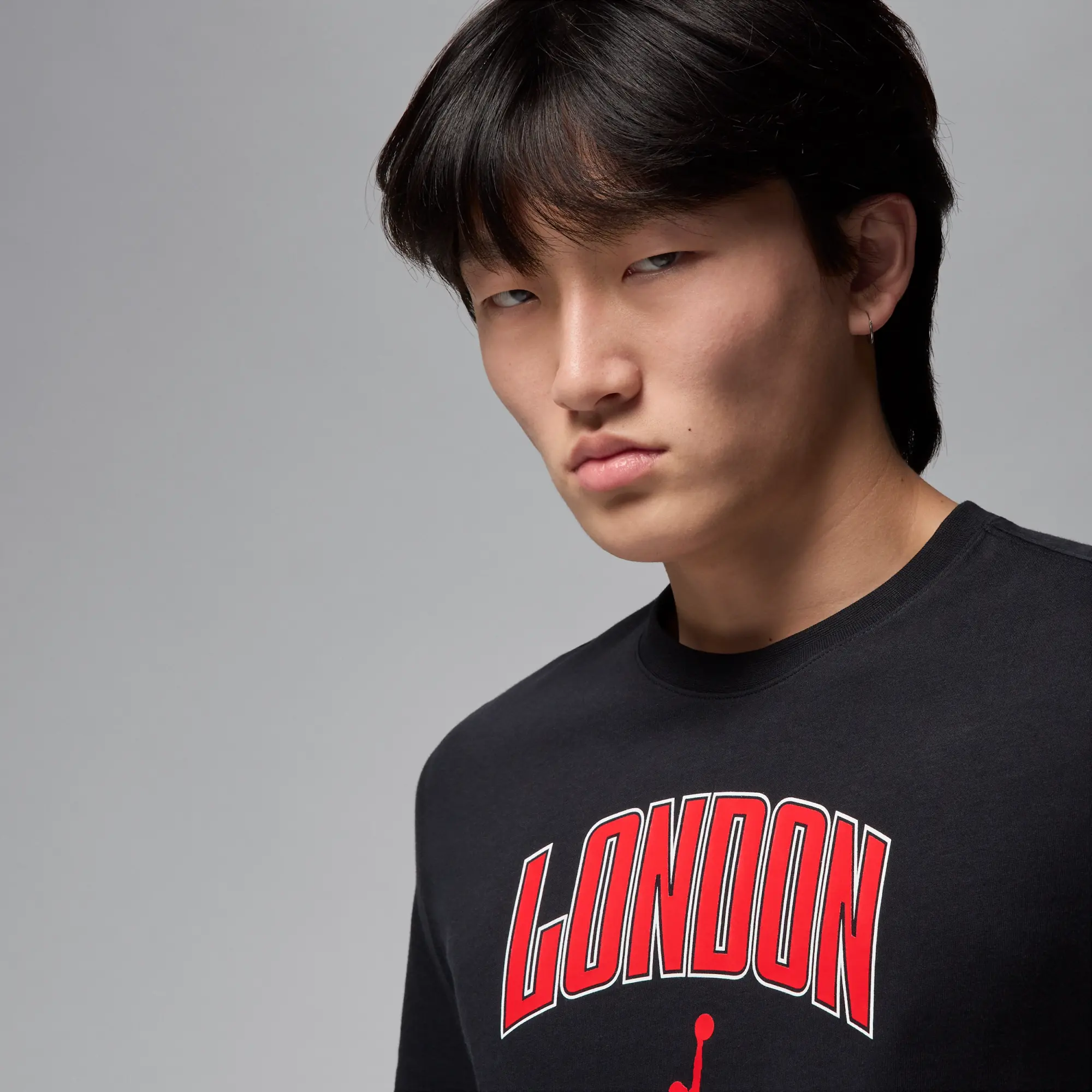 Nike Jordan Men's London T-Shirt - Black - Cotton