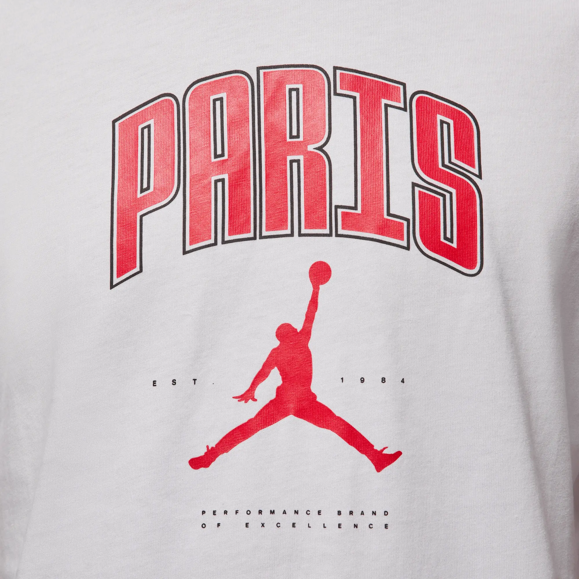 Nike Jordan Men's Paris T-Shirt - White - Cotton