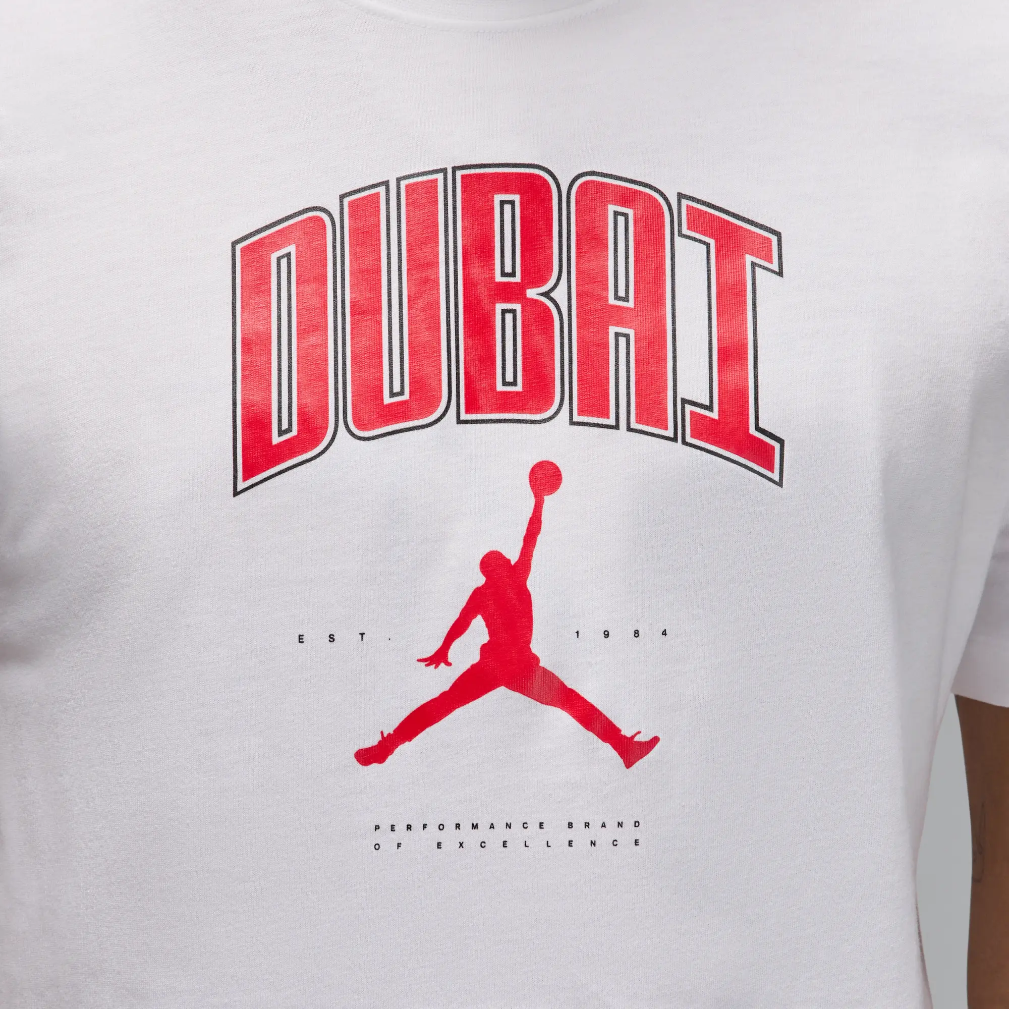 Nike Jordan Men's Dubai T-Shirt - White - Cotton