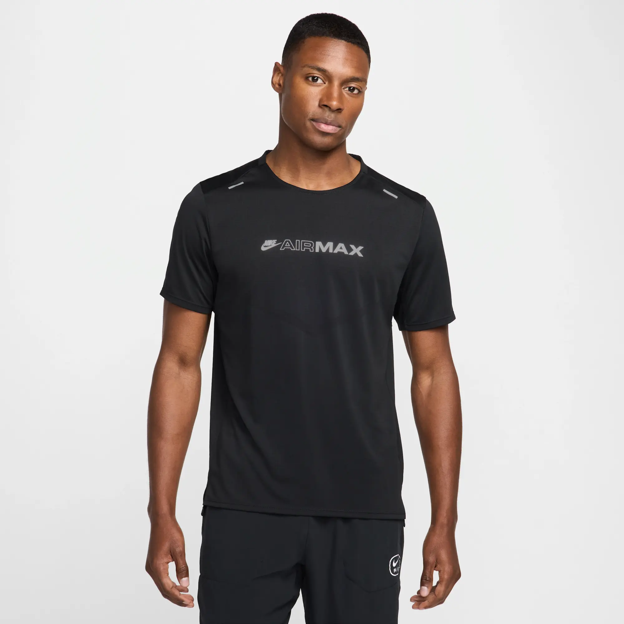 Nike Air Max Men's Dri-FIT T-Shirt - Black - Polyester