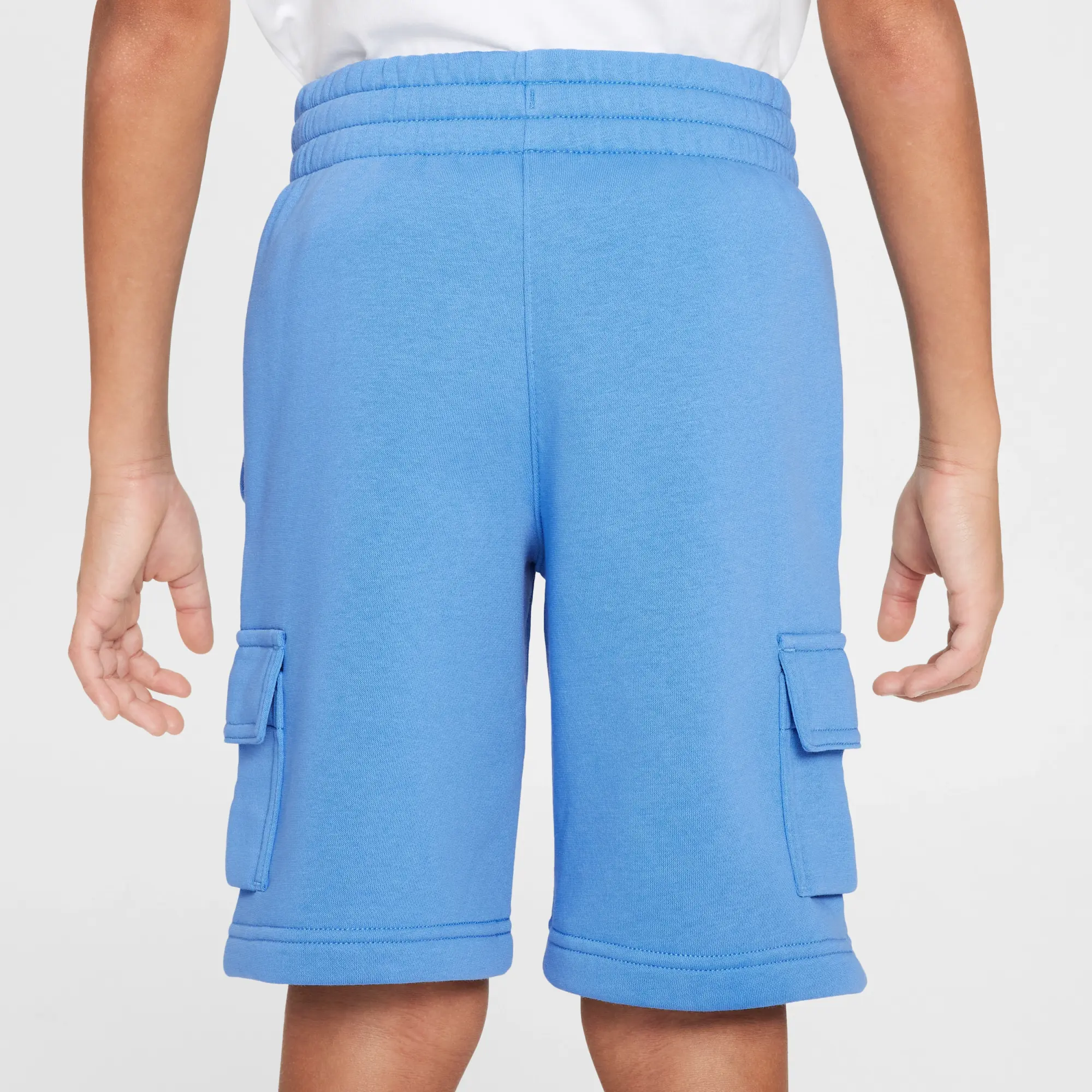 Nike Junior Standard Issue Swoosh Cargo Short - Blue - Size XL/B - Blue