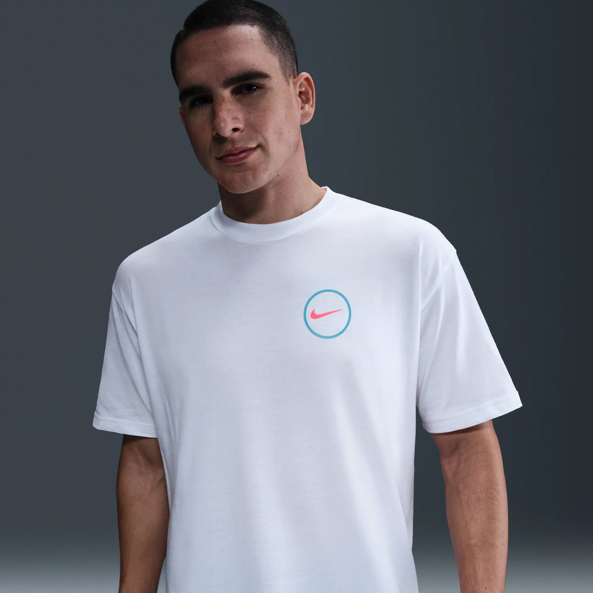 Nike Men's Max90 Basketball T-Shirt - White - Cotton