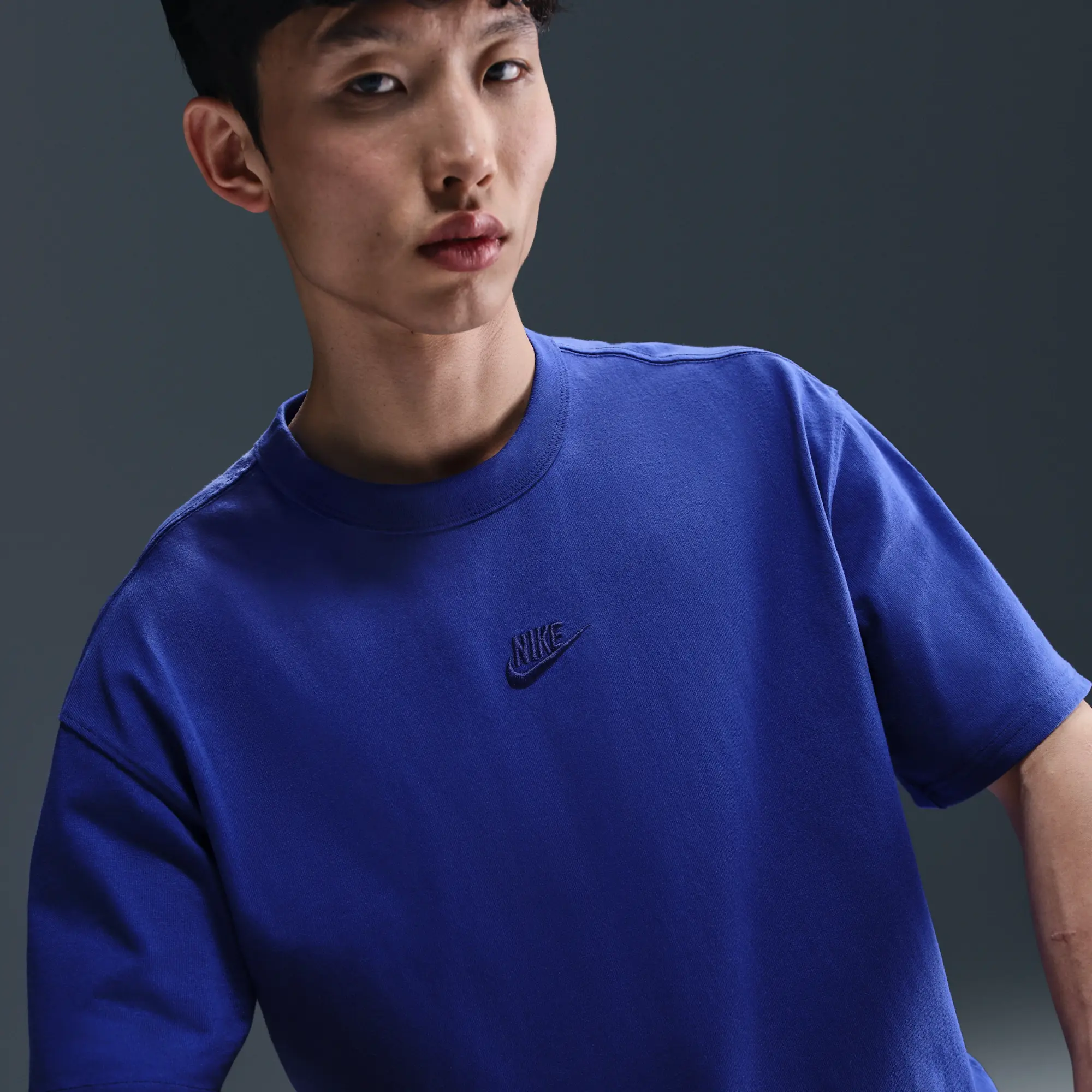 Nike Sportswear Premium Essentials Men's T-Shirt - Purple - Cotton