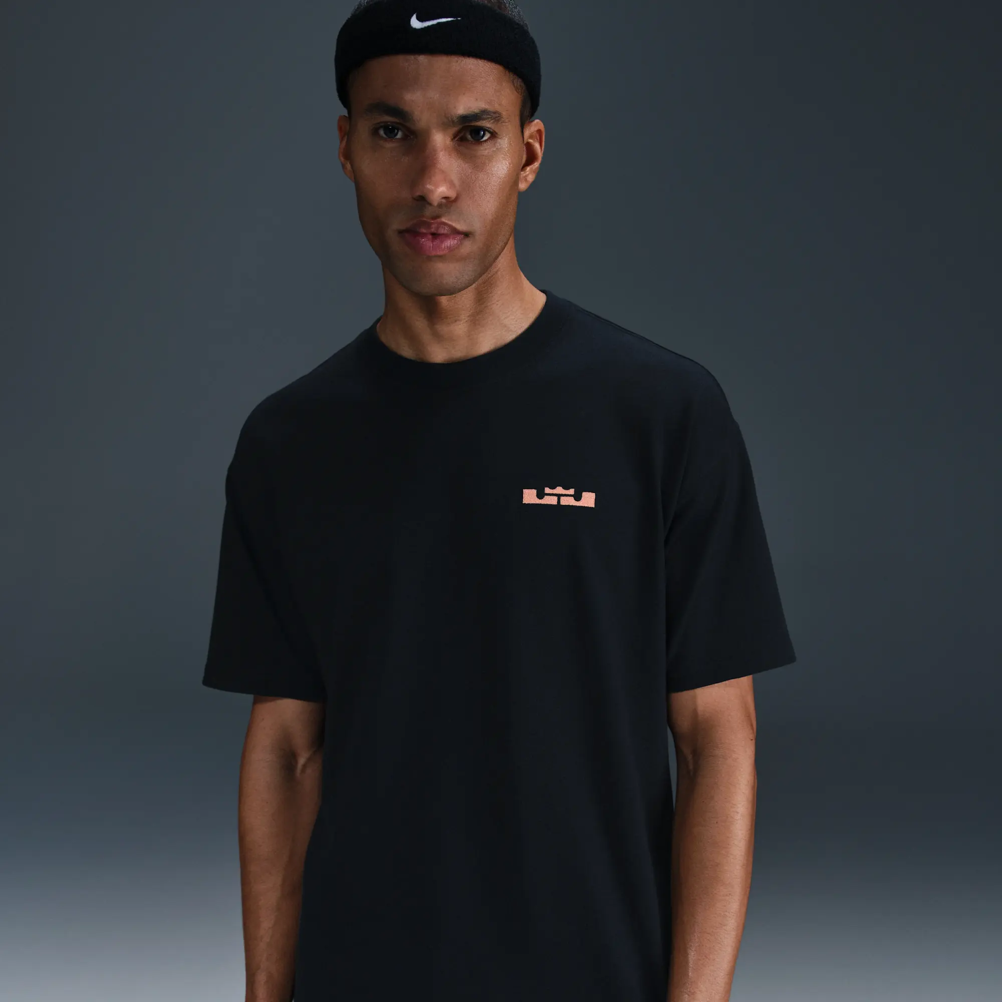 Nike LeBron Men's Max90 T-Shirt - Black - Cotton