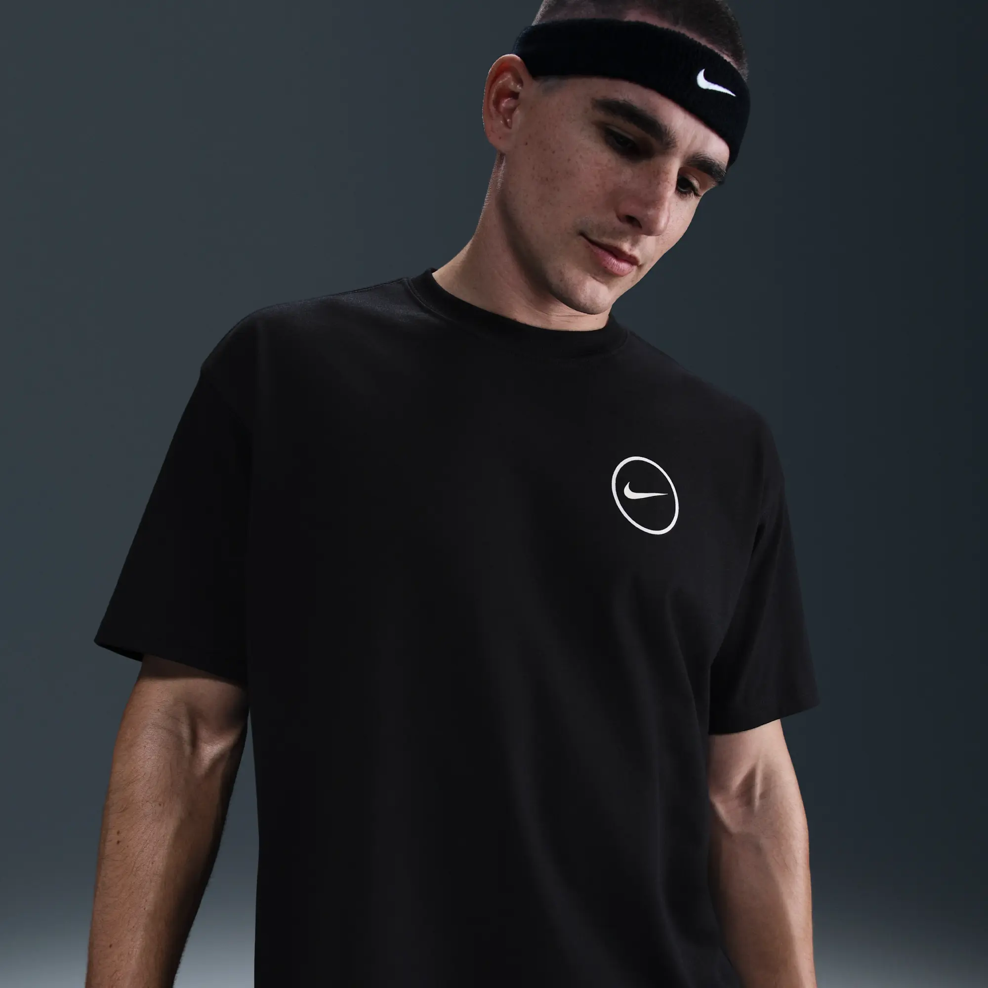 Nike Men's Max90 Basketball T-Shirt - Black - Cotton
