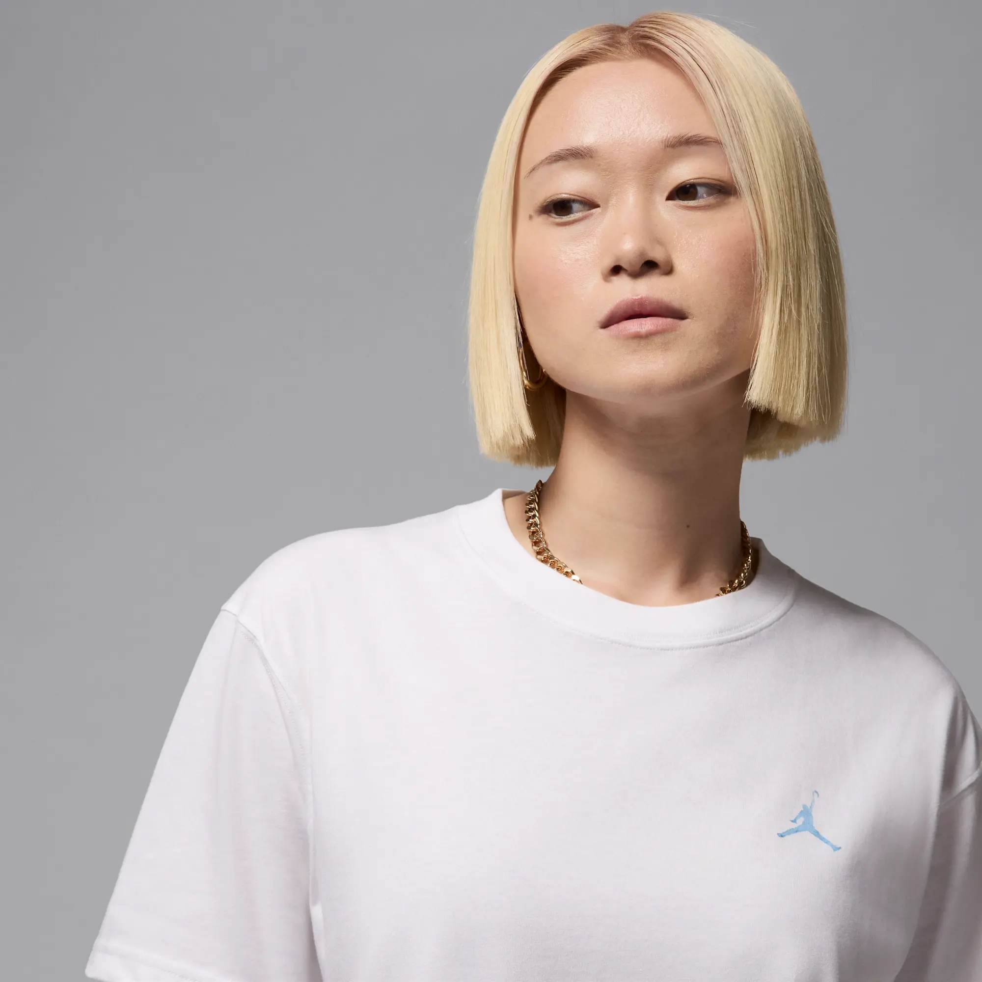 Nike Jordan Women's Graphic T-Shirt - White - Cotton