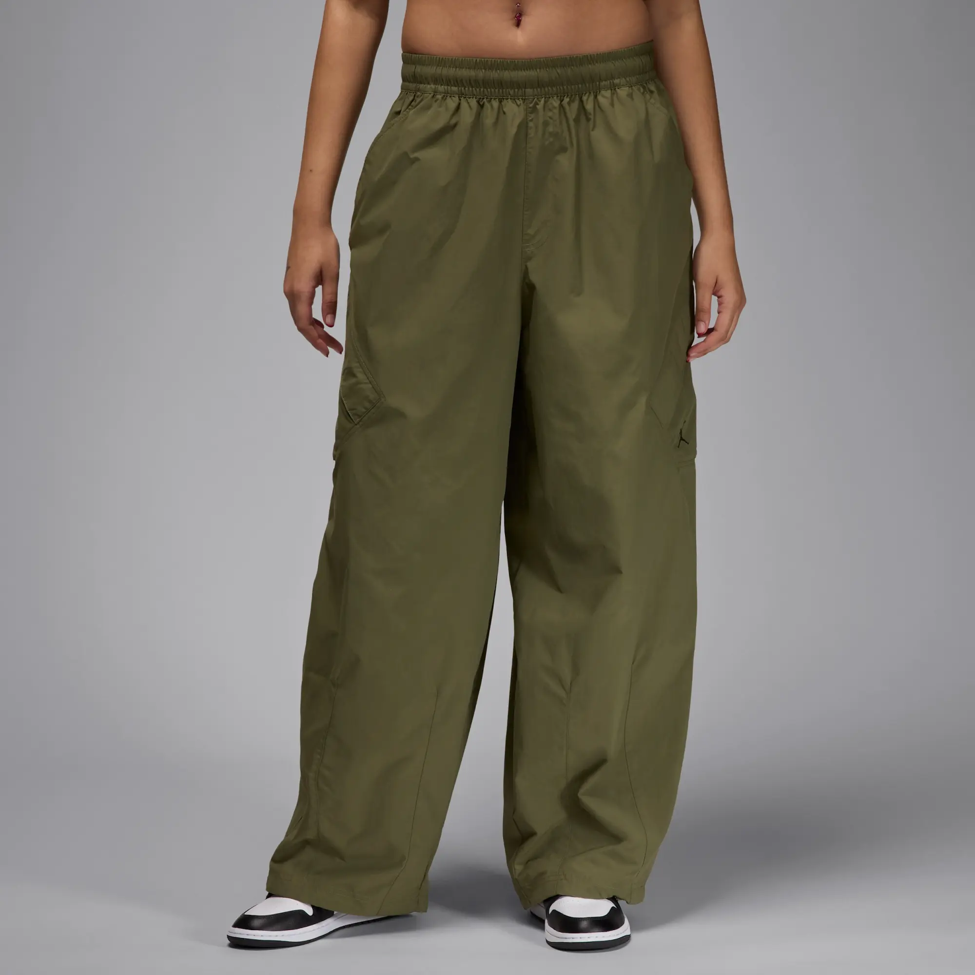 Nike Jordan Flight Chicago Women's Parachute Trousers - Green - Nylon