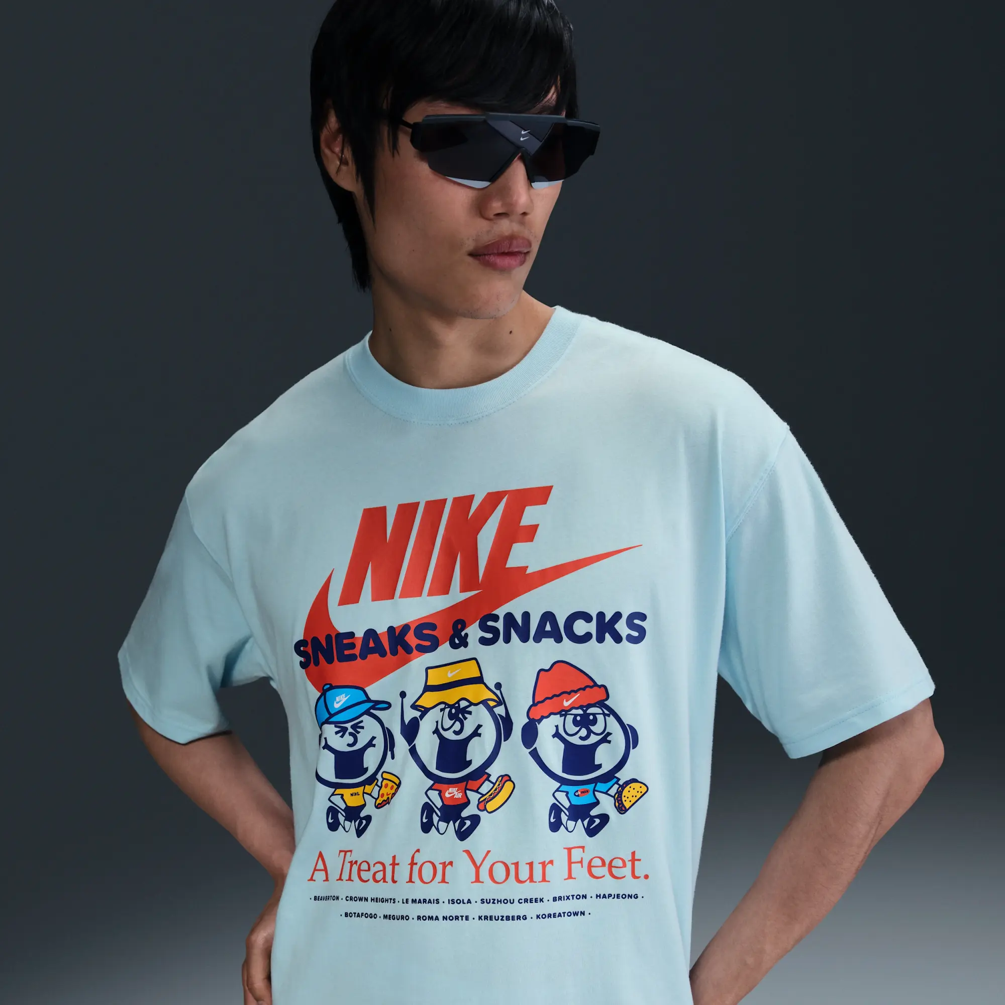 Nike Sportswear Max90 T-Shirt - Blue - Cotton