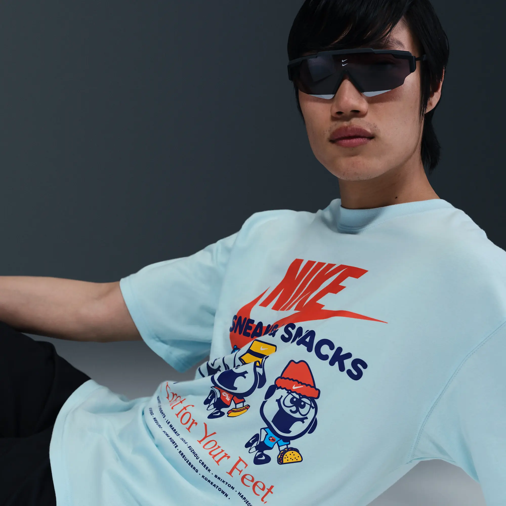 Nike Sportswear Max90 T-Shirt - Blue - Cotton