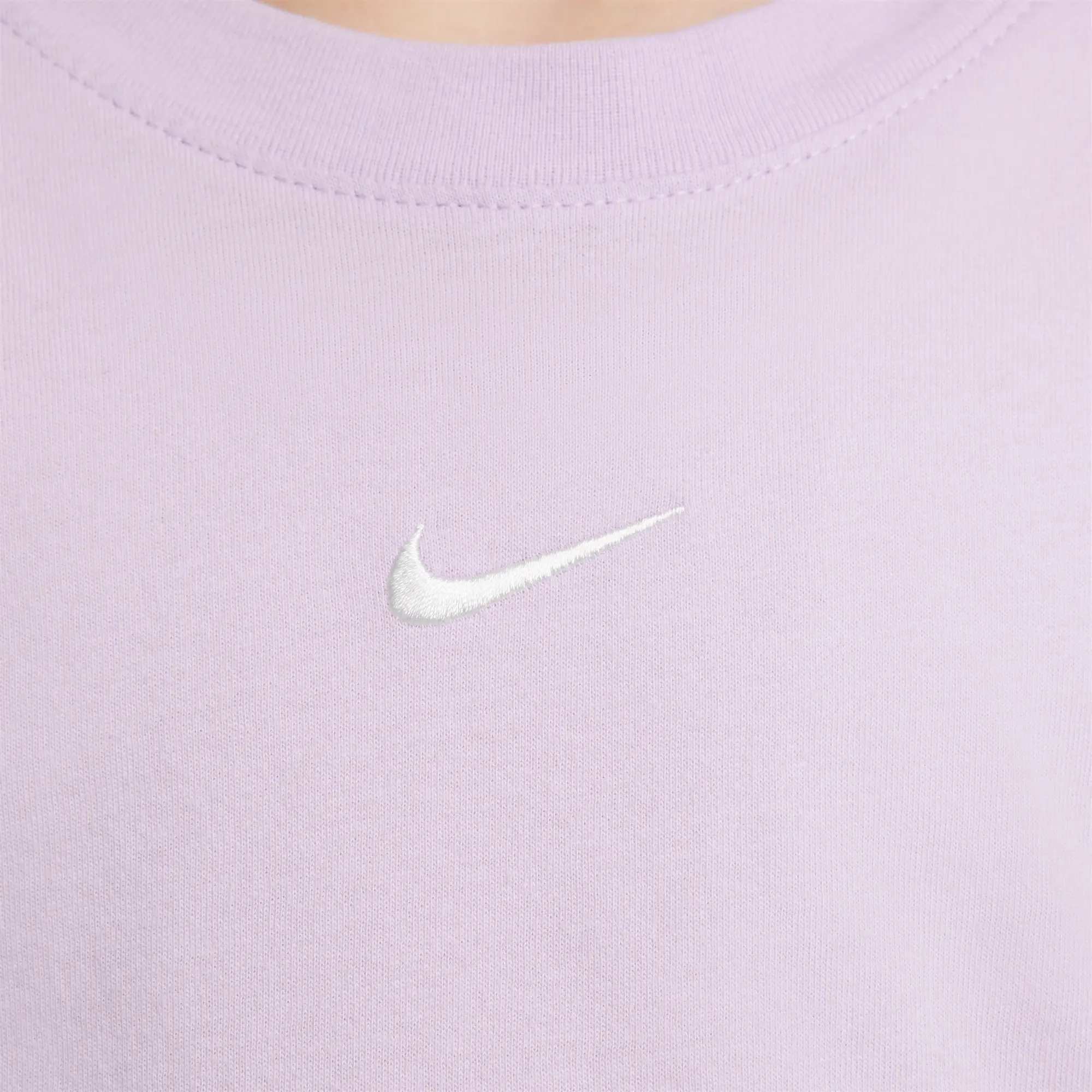 Nike Sportswear Essential Older Kids' (Girls') T-Shirt - Purple - Cotton