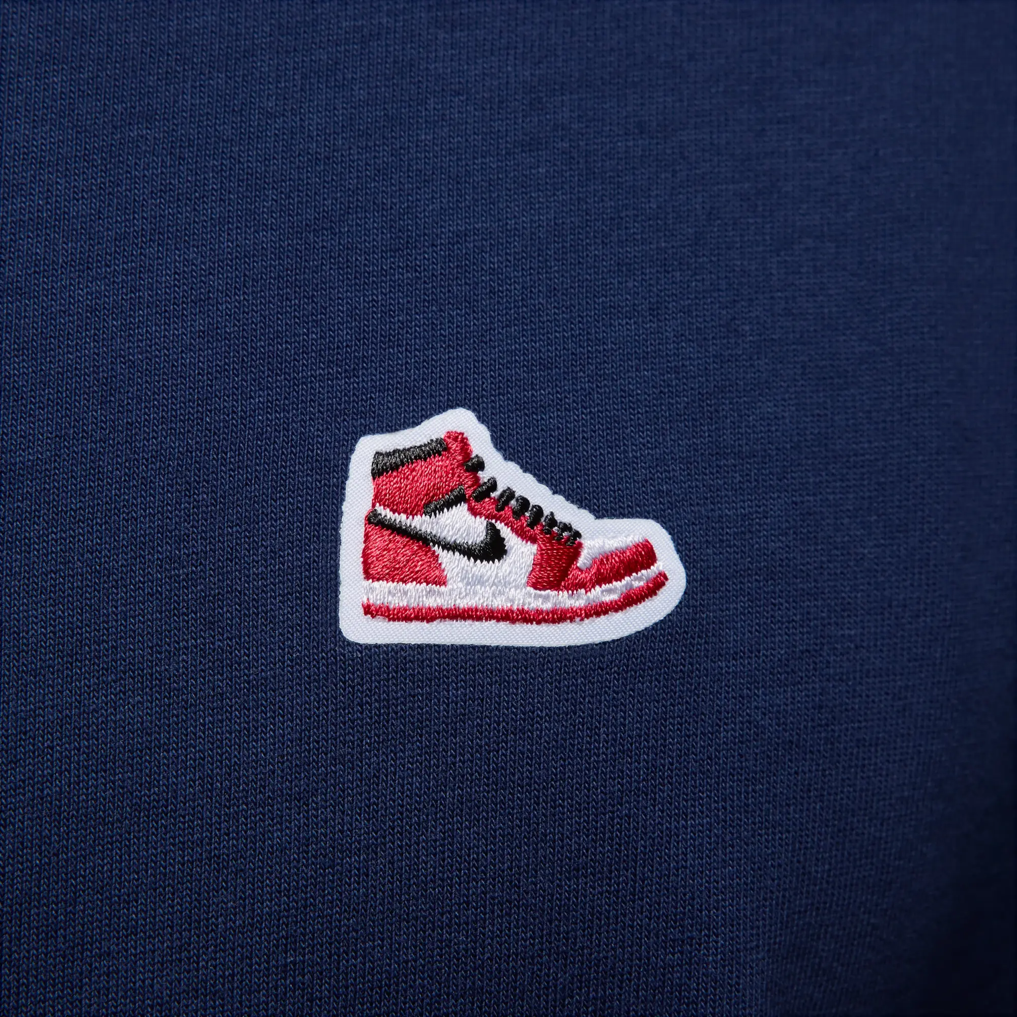 Nike Jordan Brand Men's Sneaker Patch T-Shirt - Blue - Cotton