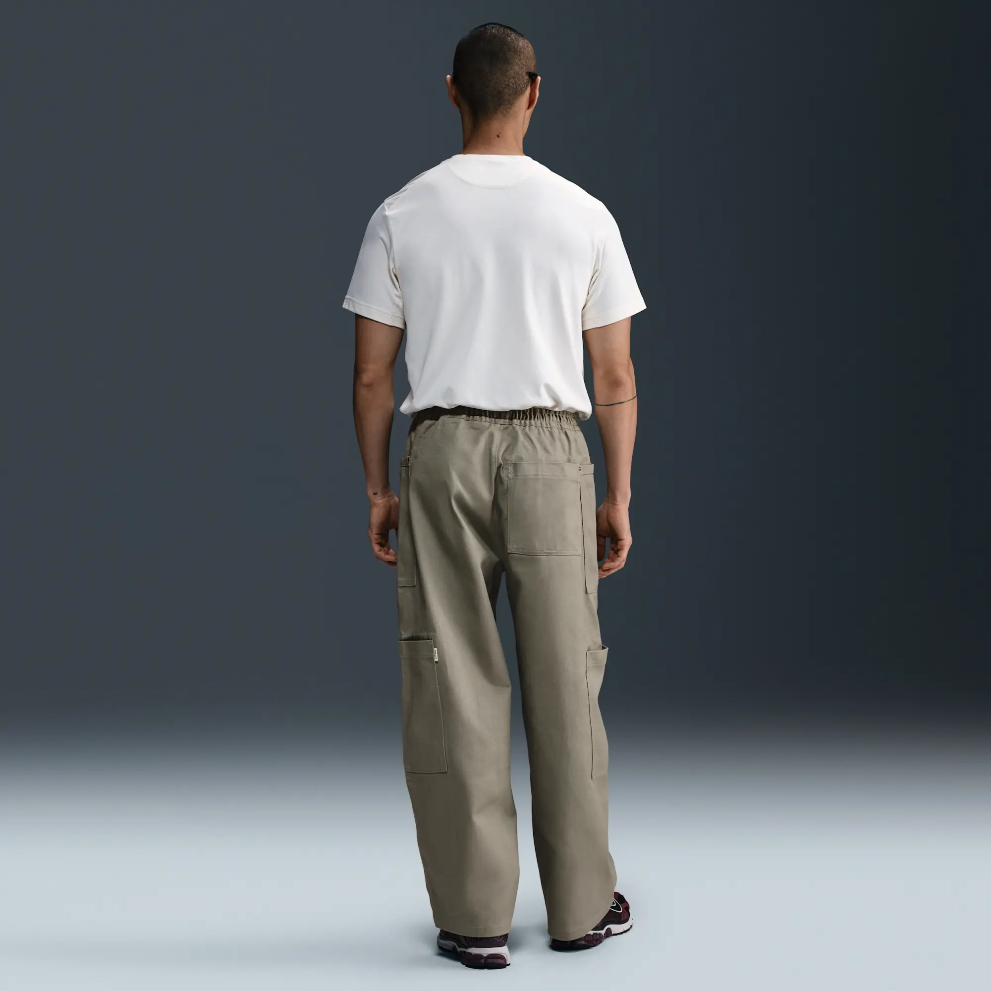 Nike Life Men's Utility Trousers - Green - Cotton