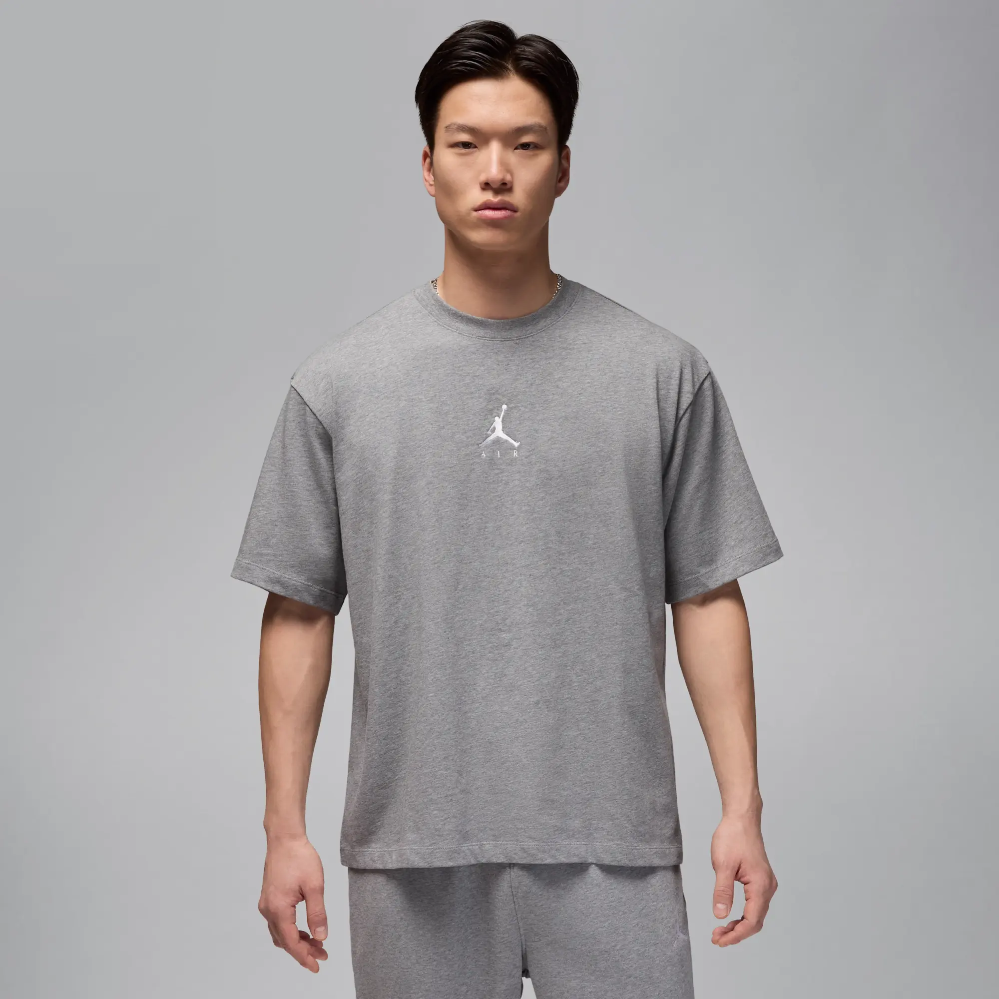 Nike Jordan Flight Essentials Men's Oversized T-Shirt - Grey - Cotton