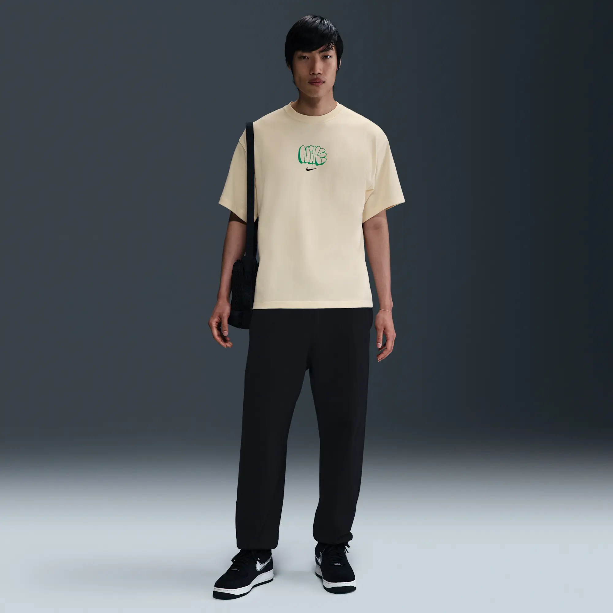 Nike Solo Swoosh Men's T-Shirt - White - Cotton