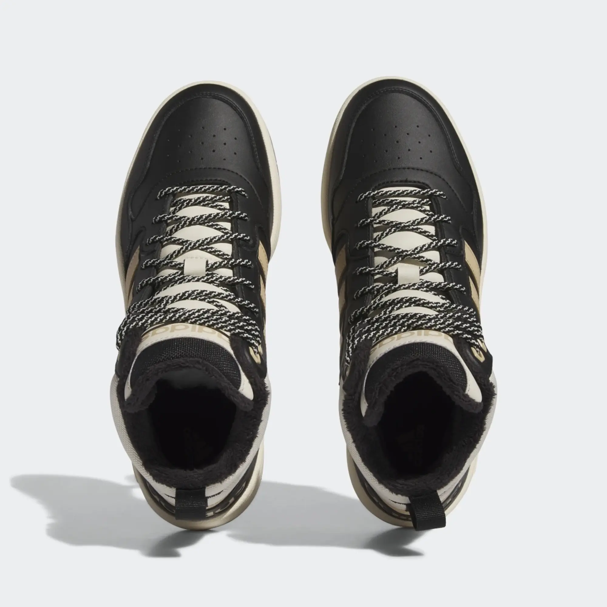 adidas Hoops 3.0 Mid Lifestyle Basketball Classic Fur Lining Winterized Shoes