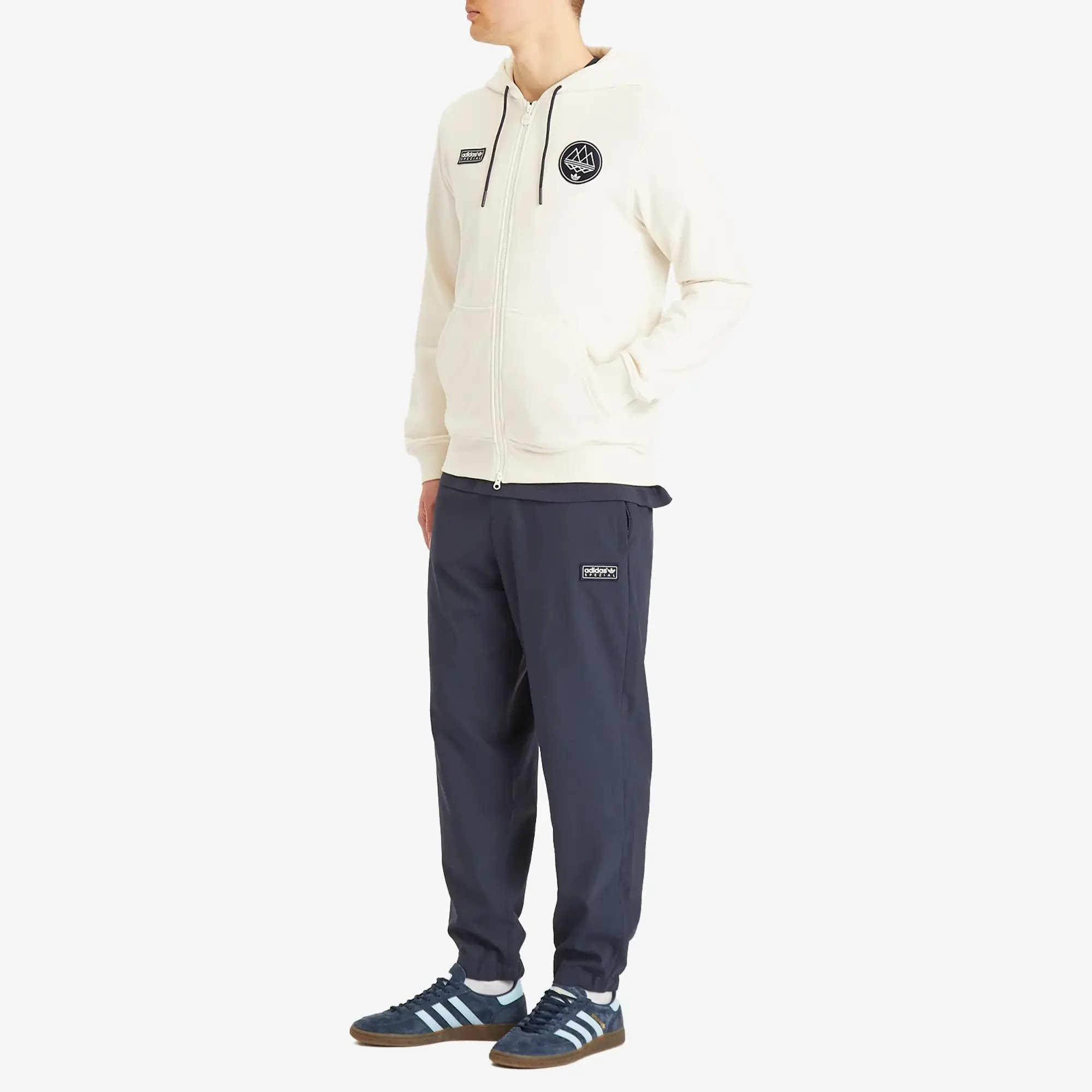 adidas Originals Adidas Men's Billinge SPZL Hoodie Chalk White