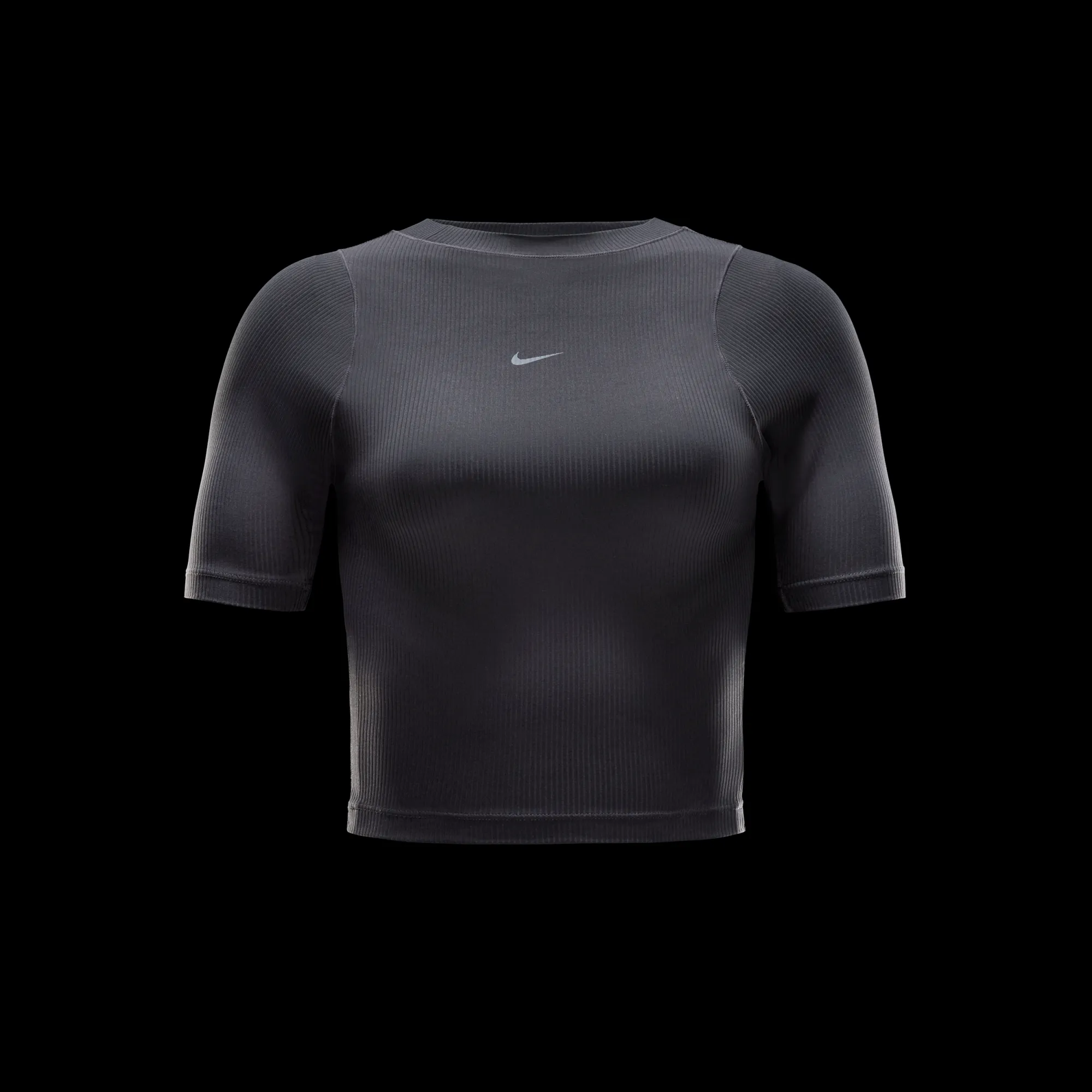 Nike Women's Zenvy Ribbed Top Black/Pcg6C | HF2772-010 | FOOTY.COM