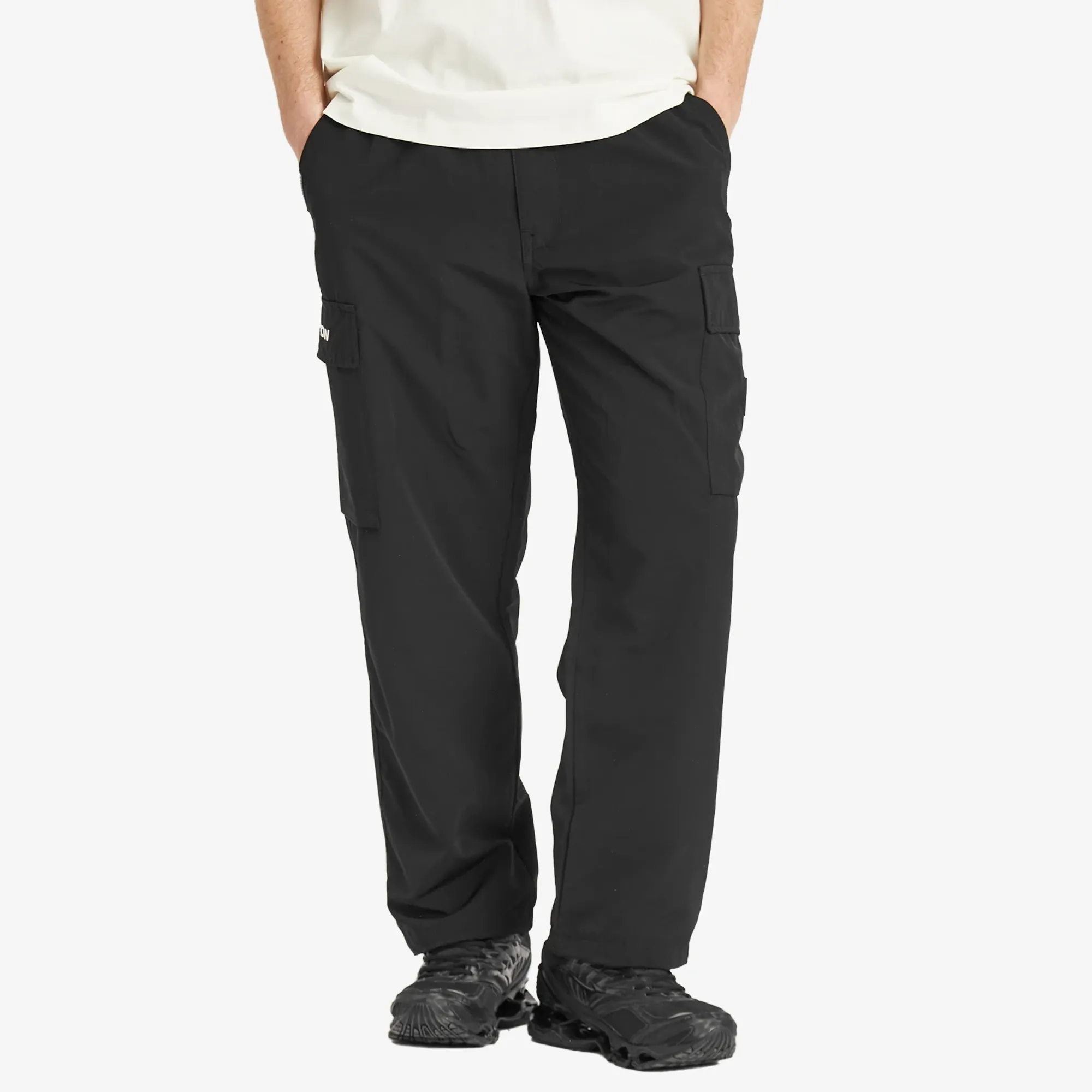 A Bathing Ape AAPE Now Loose Fit Cargo Pants Black | AAPPTMB667XX 