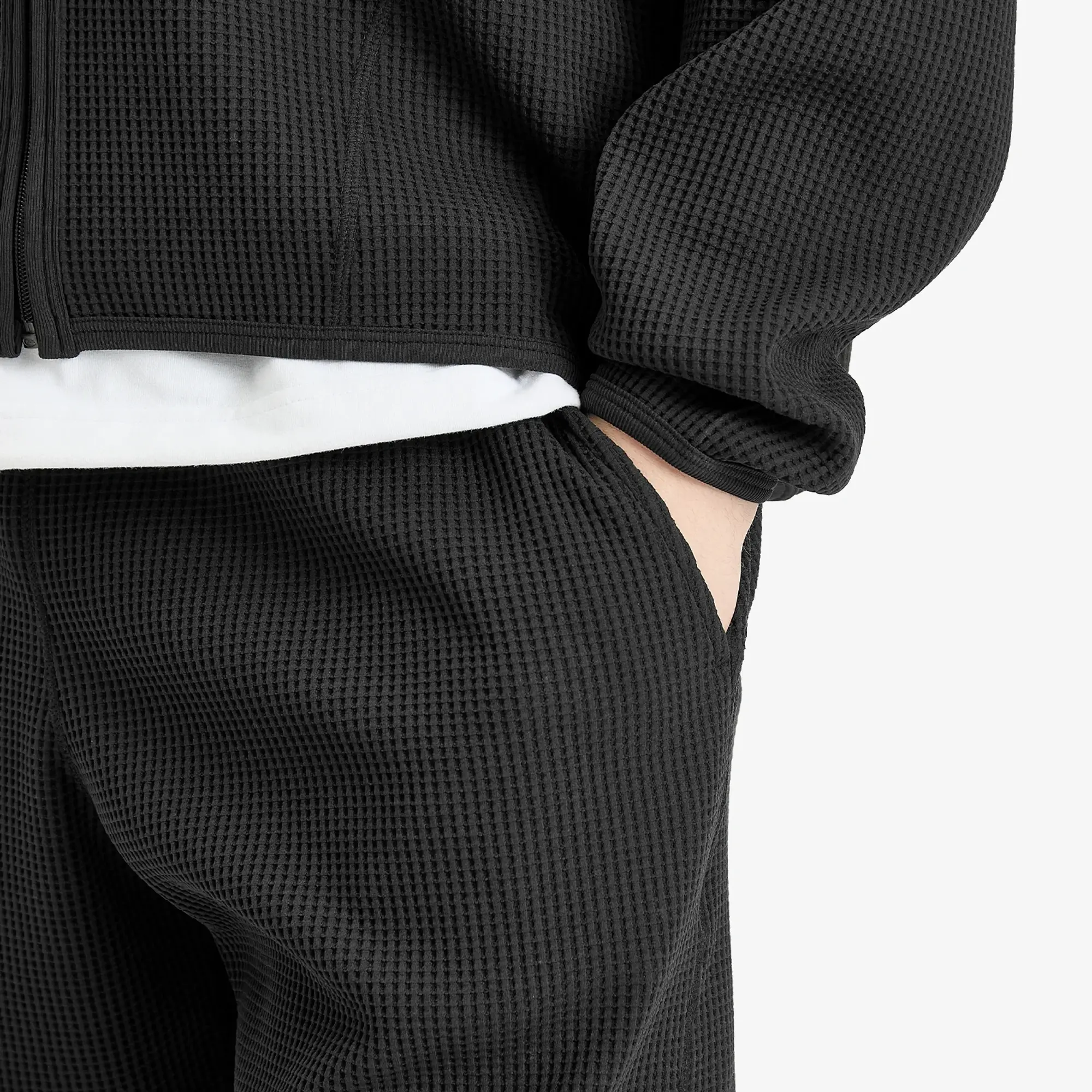 Goldwin Men's Waffle Light Shorts Black
