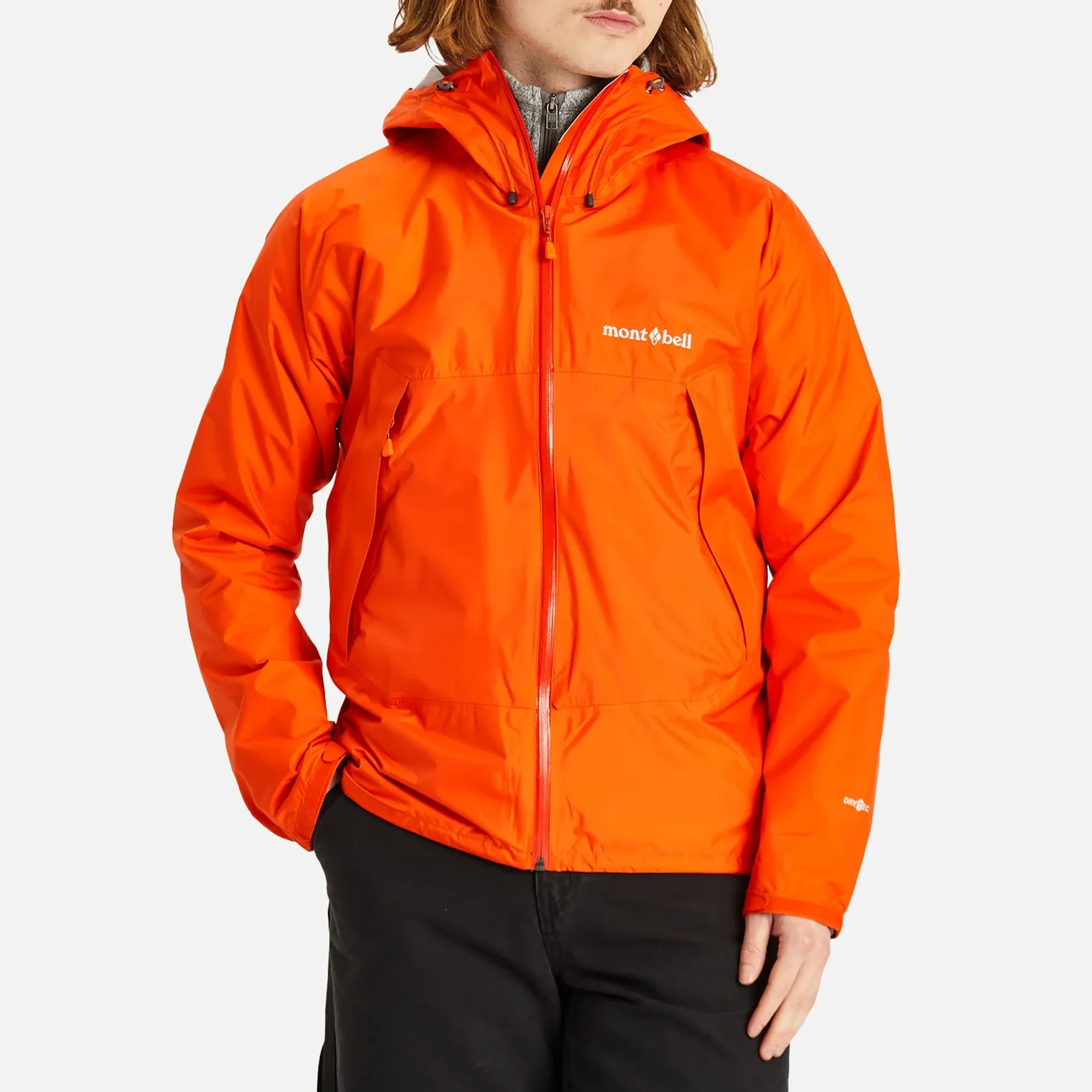 Montbell Men's Rain Hiker Jacket Orange Red | 2328247-OGRD | FOOTY.COM