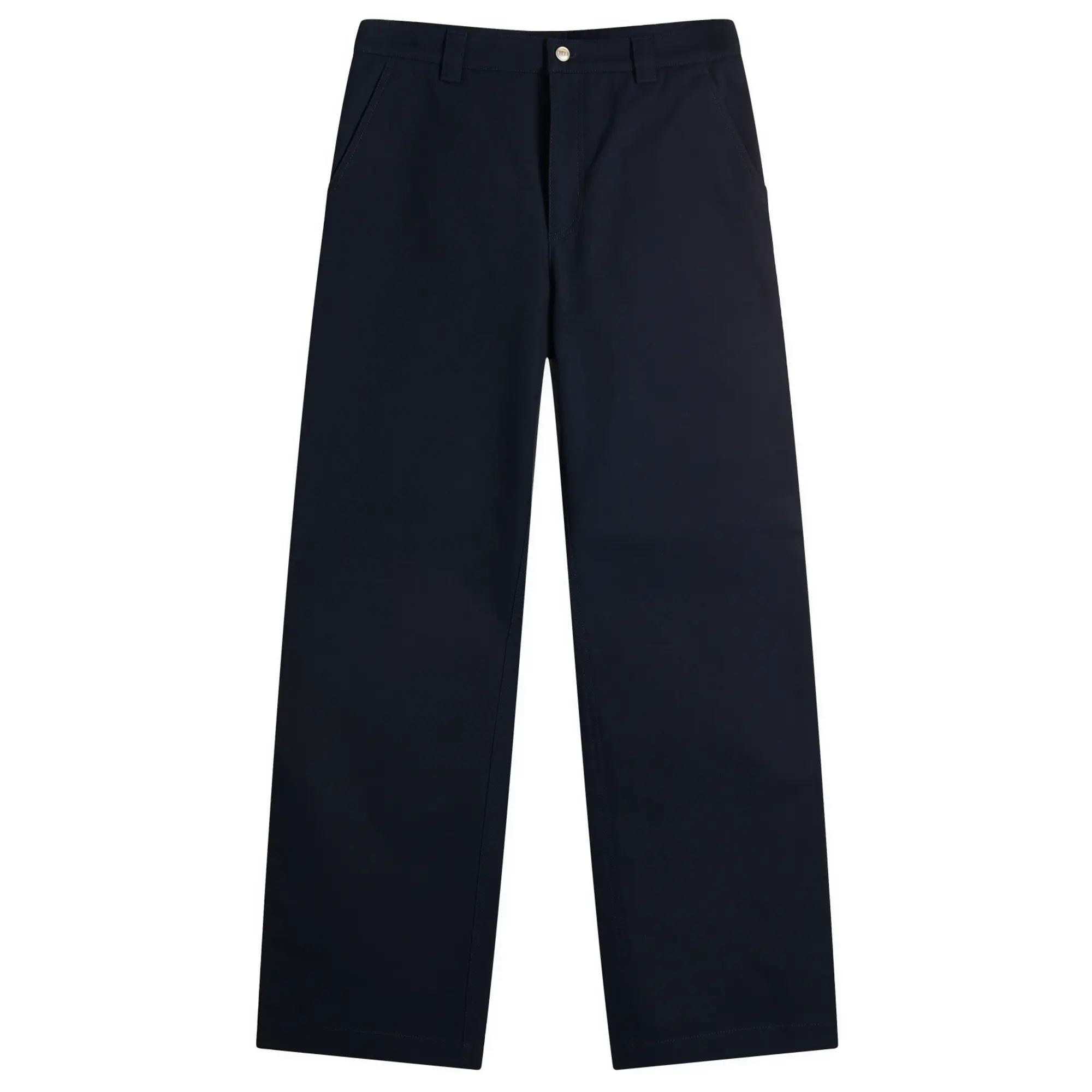 Gucci Men's Heavy Cotton Canvas Workwear Pants Ink