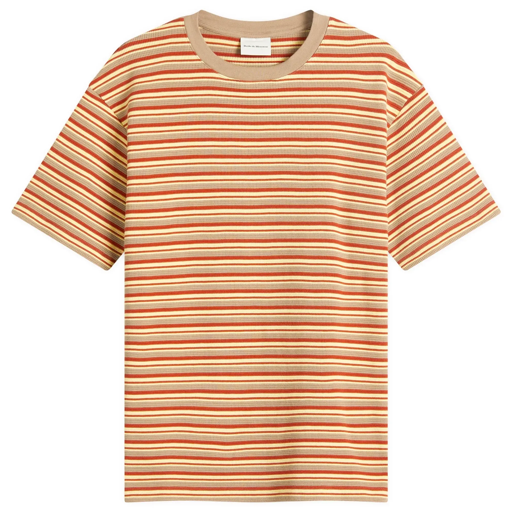 Drôle de Monsieur Men's Striped T-Shirt Banana
