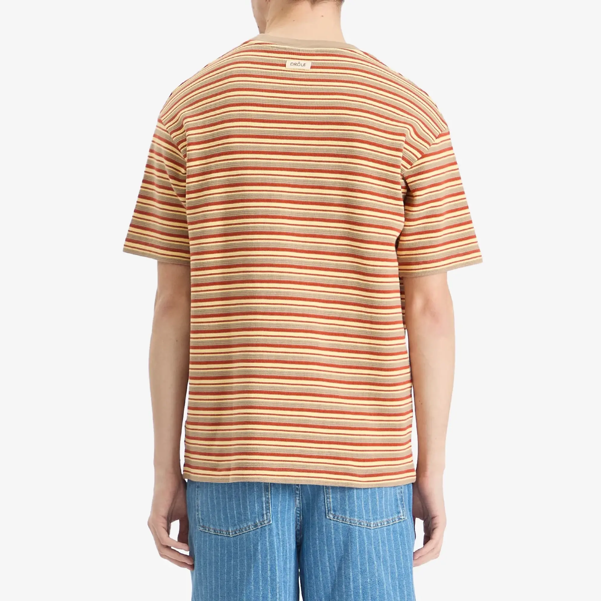 Drôle de Monsieur Men's Striped T-Shirt Banana