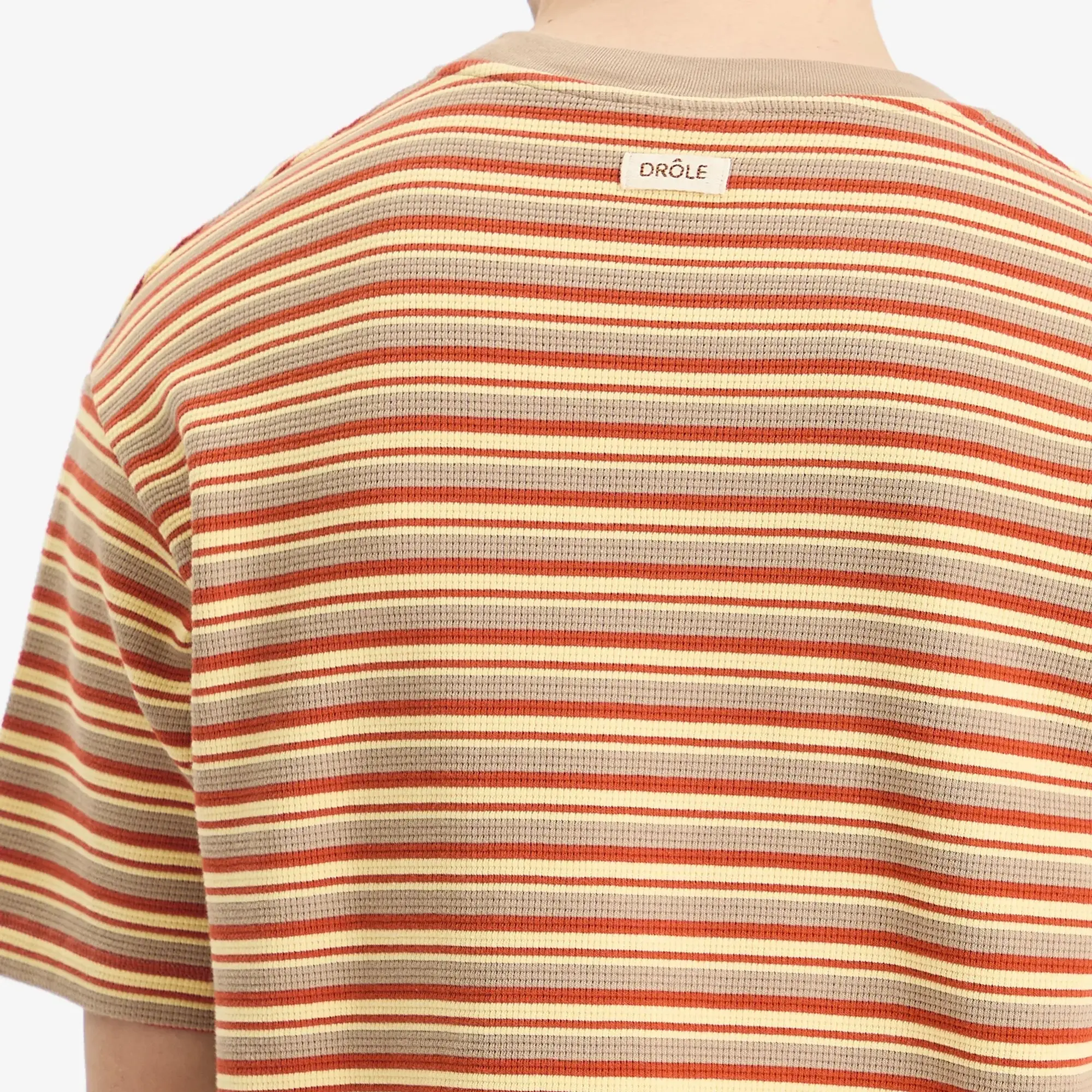 Drôle de Monsieur Men's Striped T-Shirt Banana