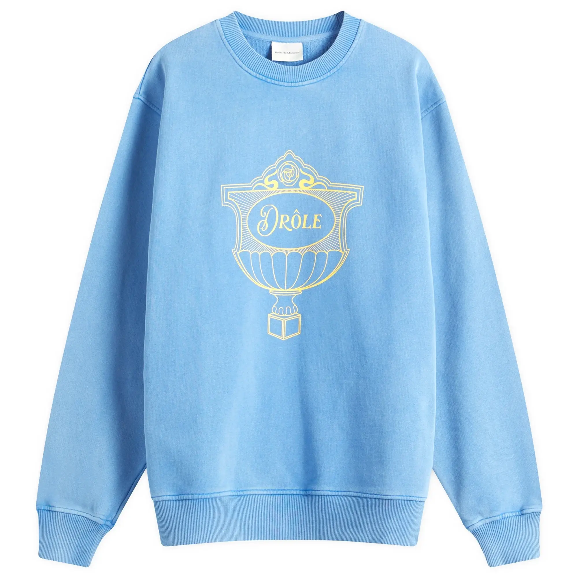 Drôle de Monsieur Men's Drole Cup Sweatshirt Blue