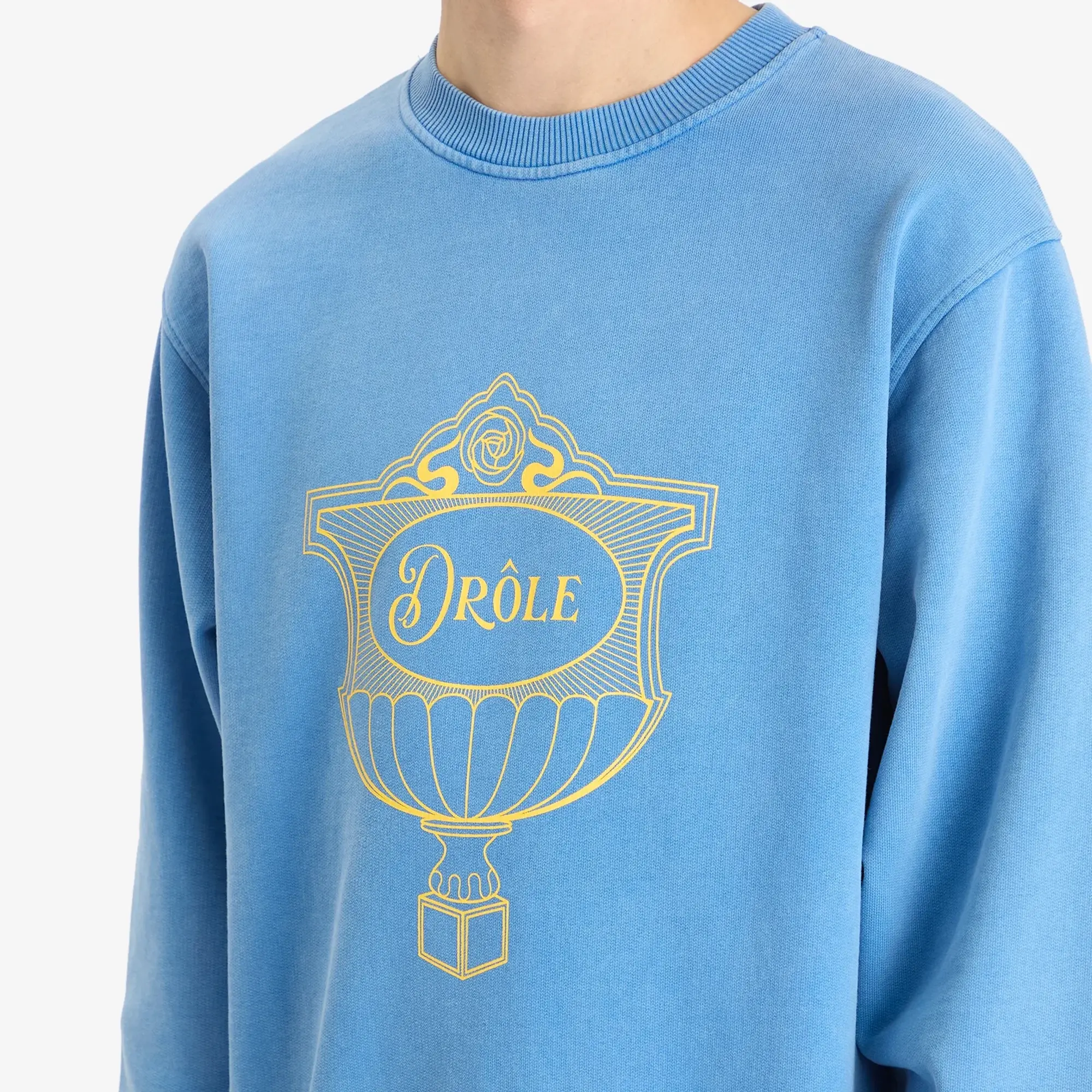 Drôle de Monsieur Men's Drole Cup Sweatshirt Blue
