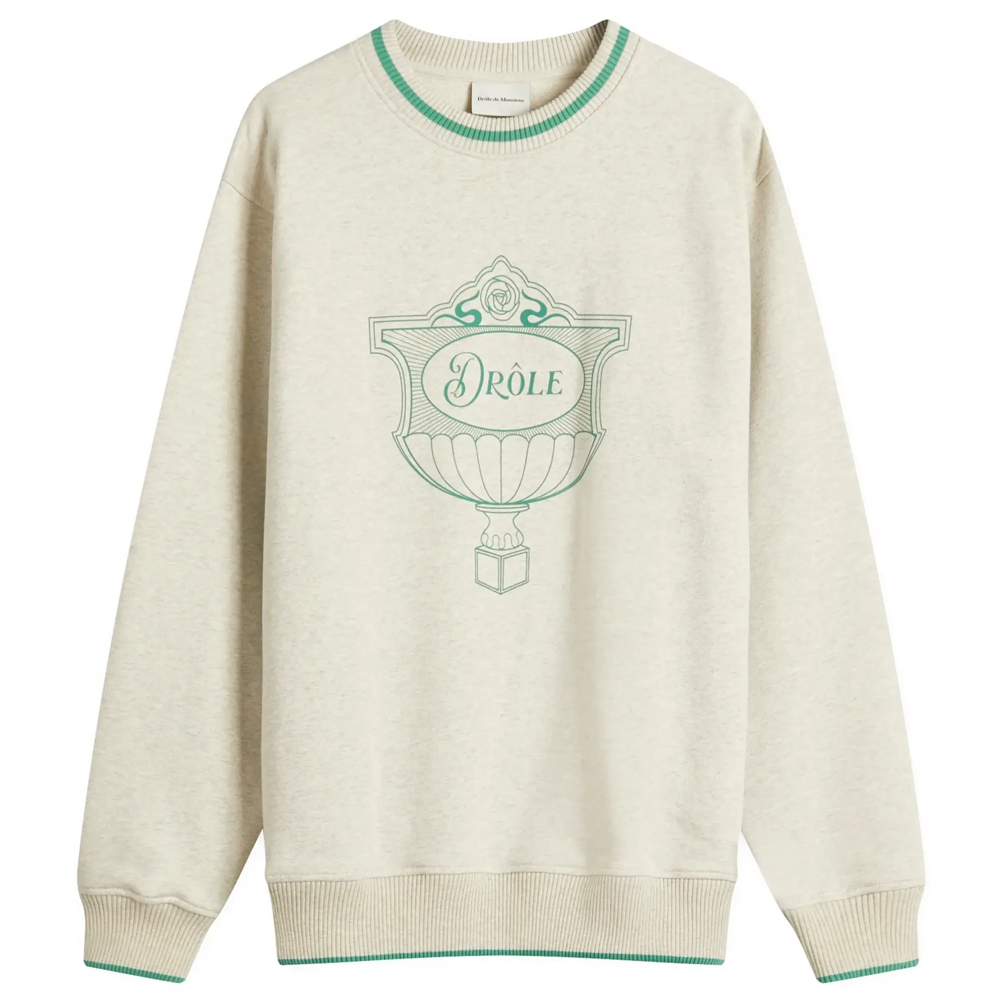 Drôle de Monsieur Men's Drole Cup Sweatshirt Grey