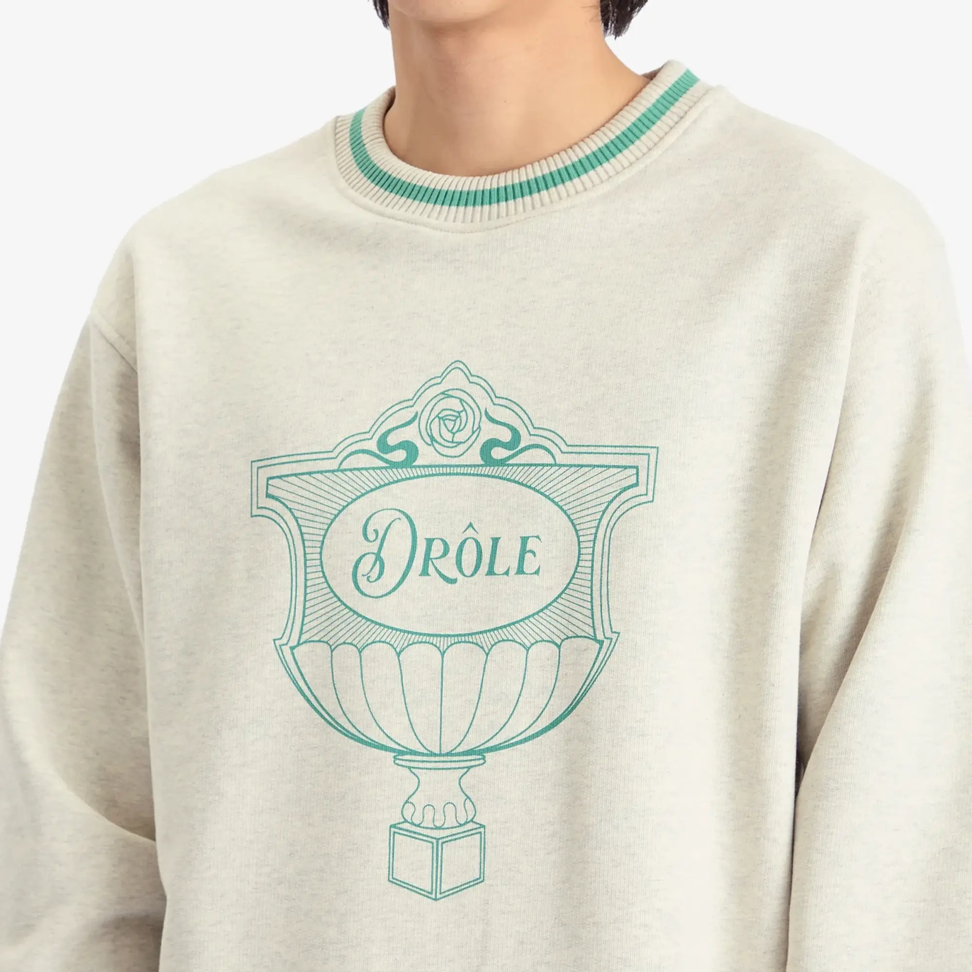 Drôle de Monsieur Men's Drole Cup Sweatshirt Grey