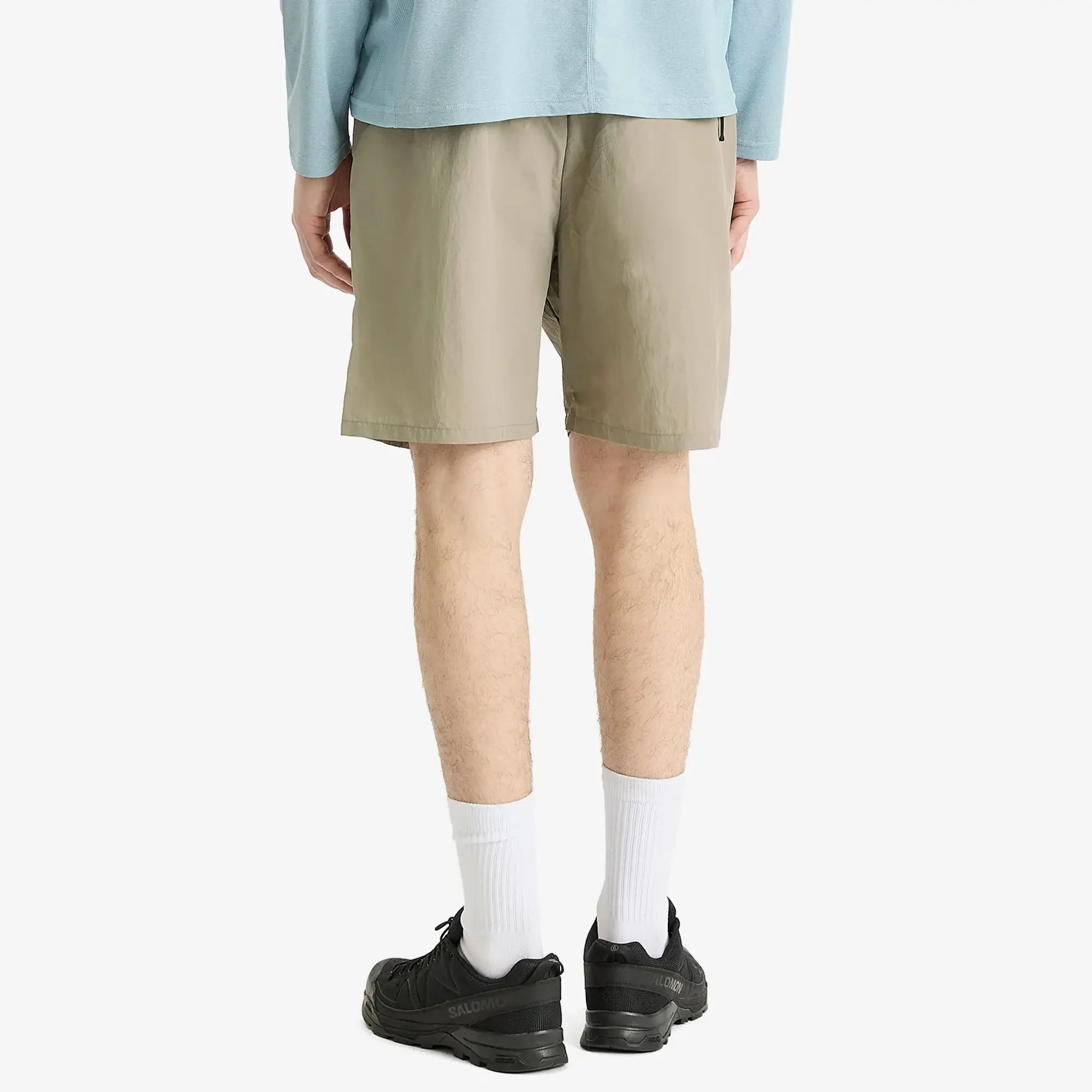 Goldwin Men's Nylon Shorts Moon Mist